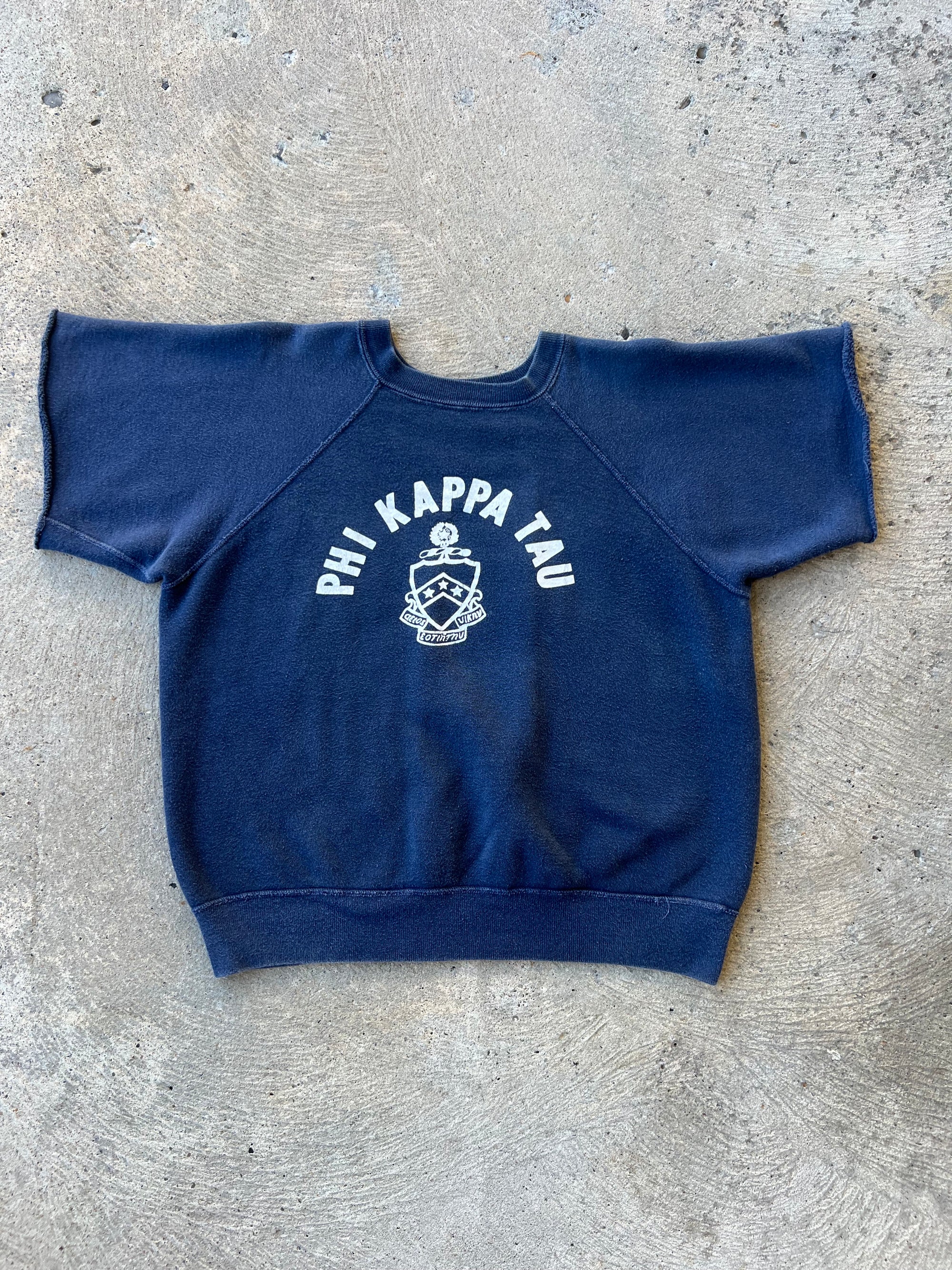 1950s Phi Kappa Tau Short Sleeve Sweatshirt