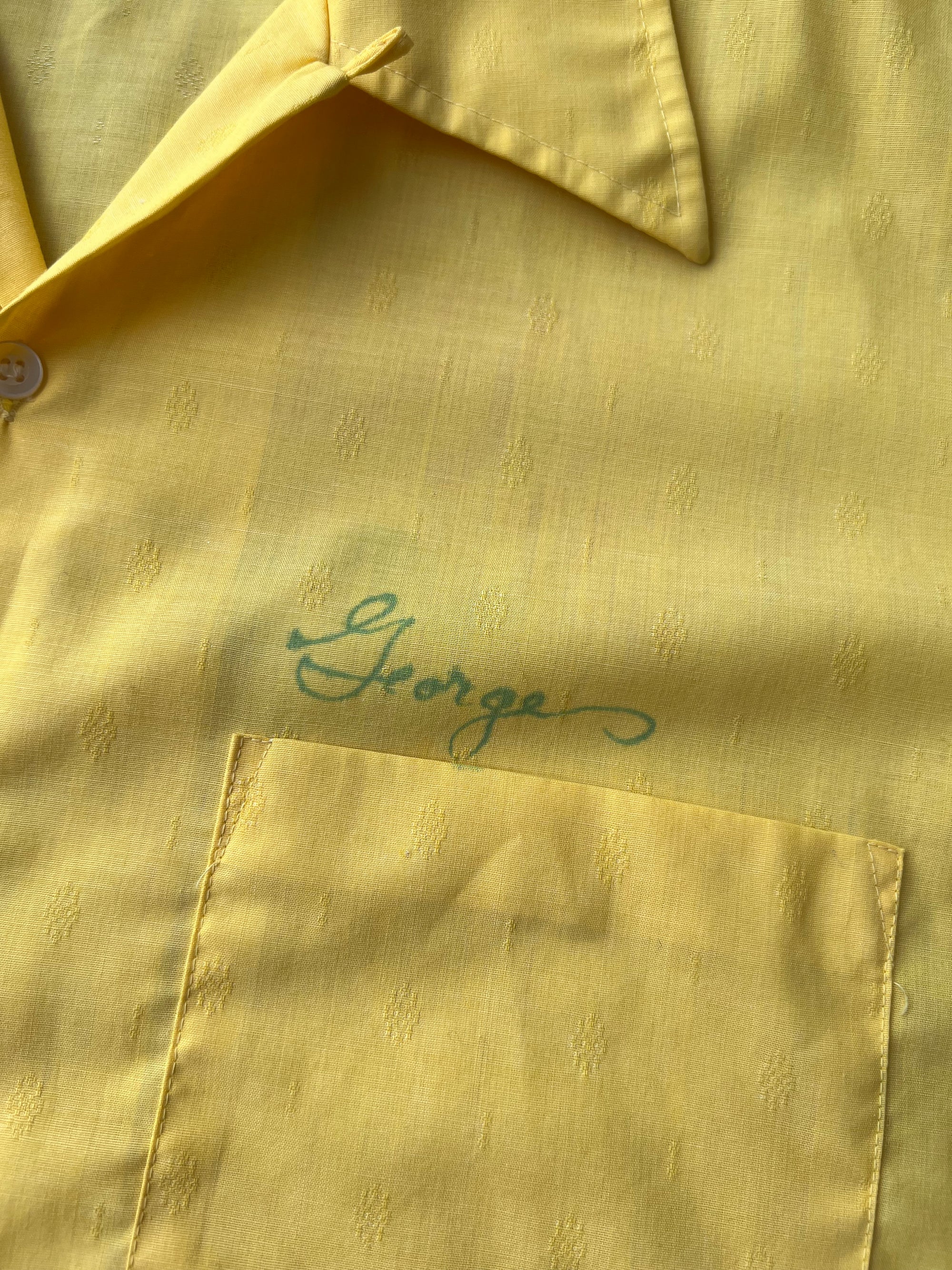 1970s Syria Bowling Shirt Large