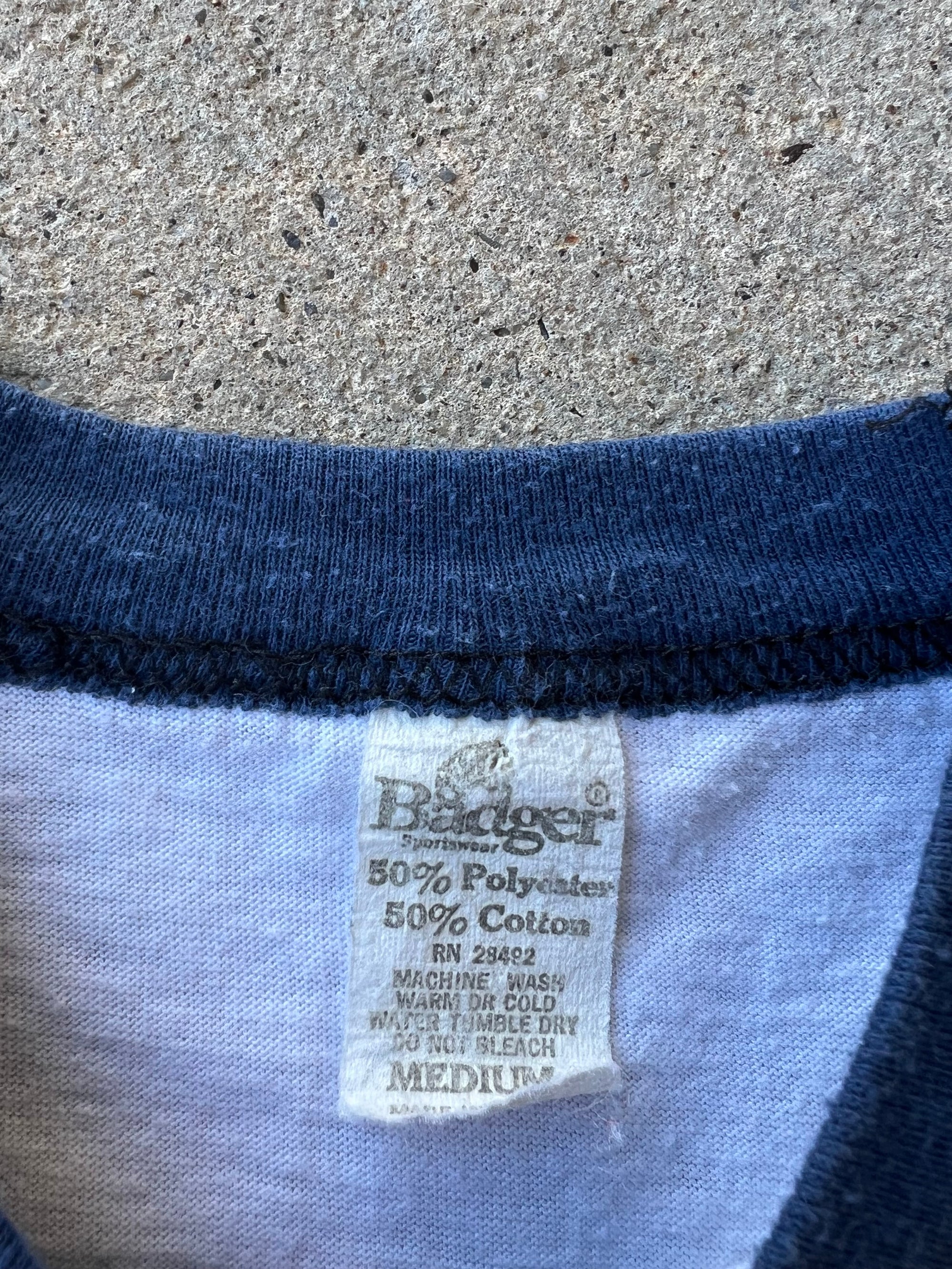 1981 The Commodores Lionel Richie Raglan Shirt Medium