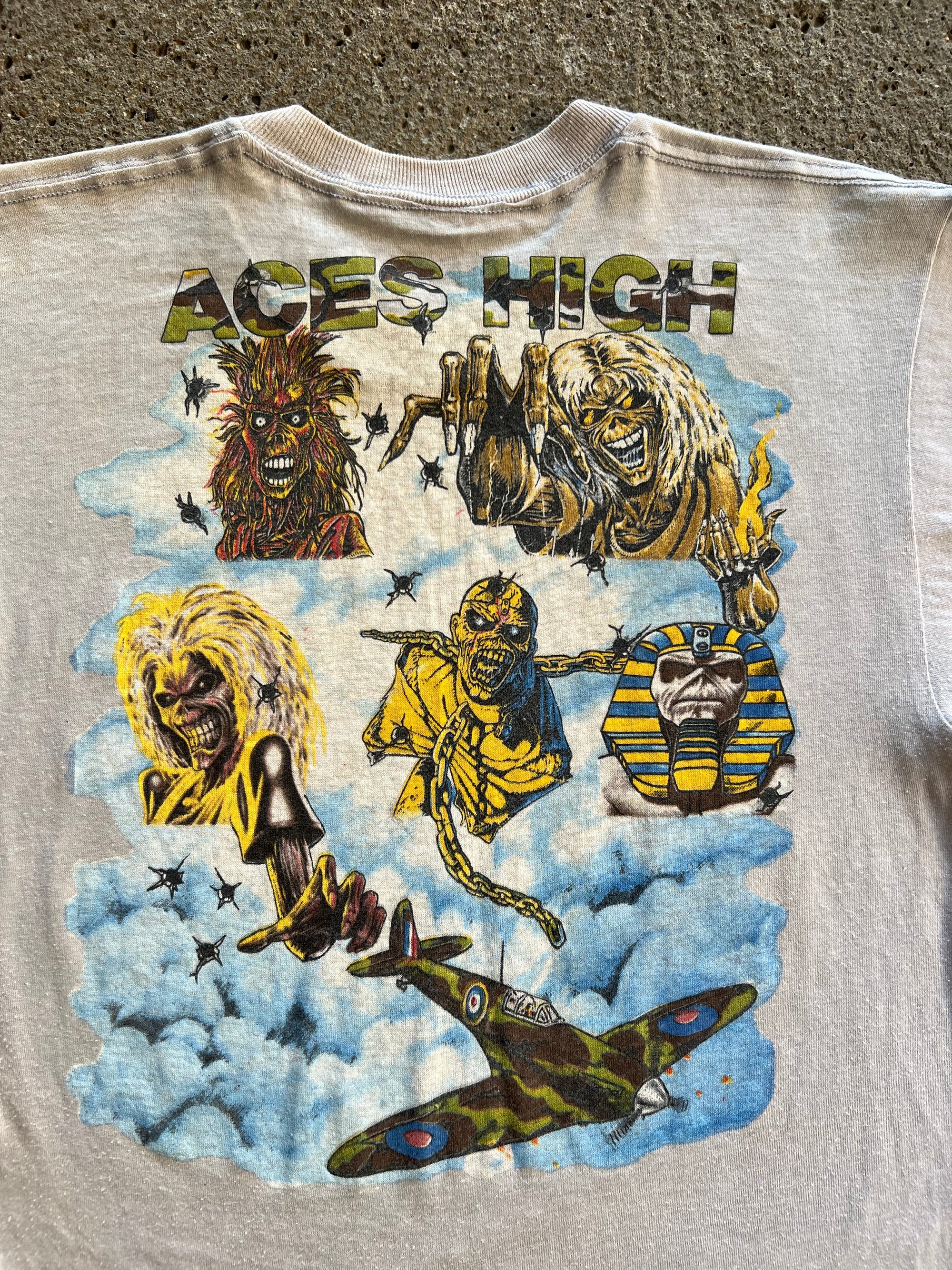 1980s Iron Maiden “Aces High” Medium