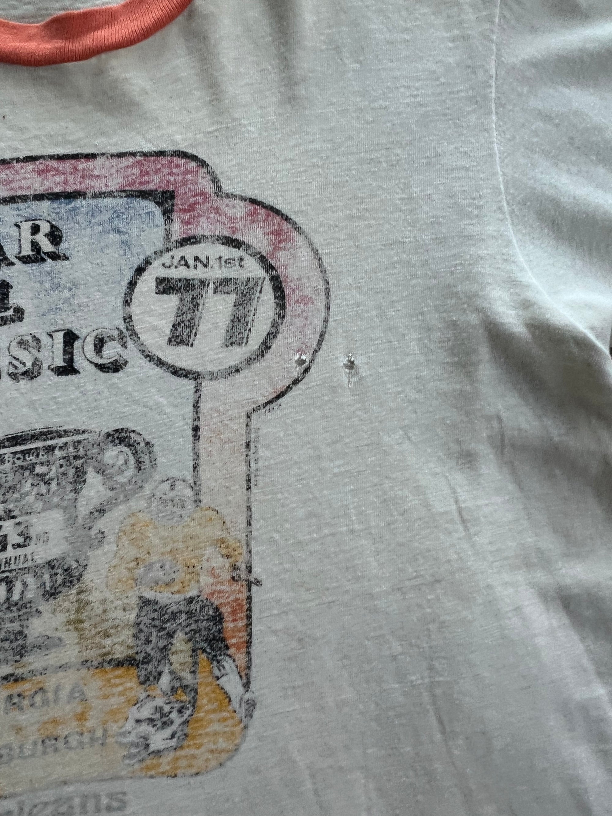 70s Pitt Sugar Bowl Classic Ringer Medium