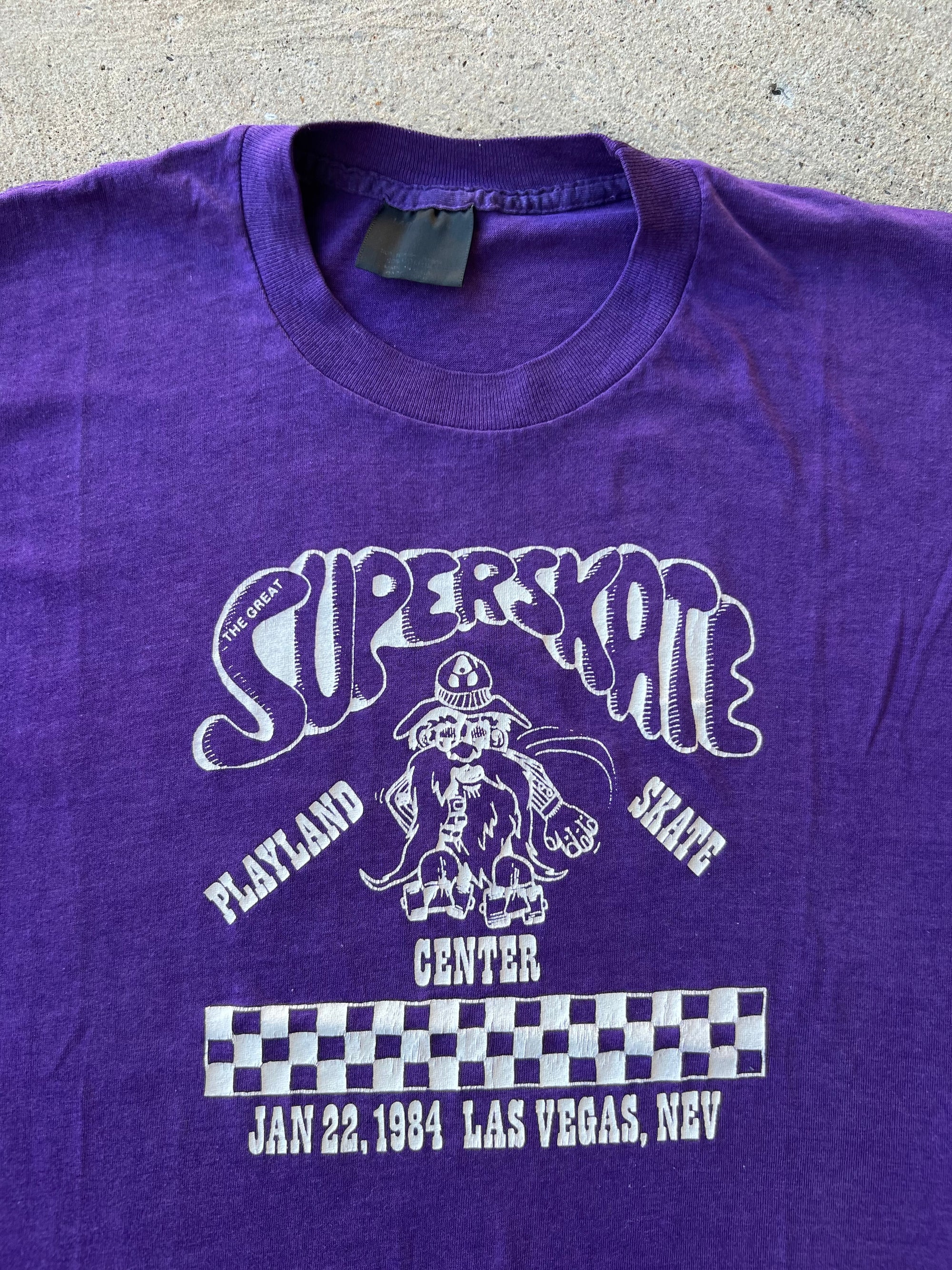 1980s Rollerskate Shirt Playland Las Vegas Medium