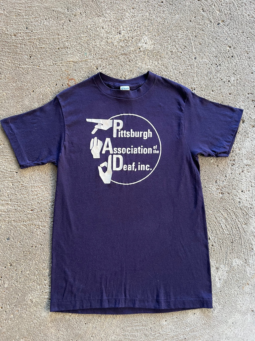 1970s Pittsburgh School For The Deaf Shirt Medium