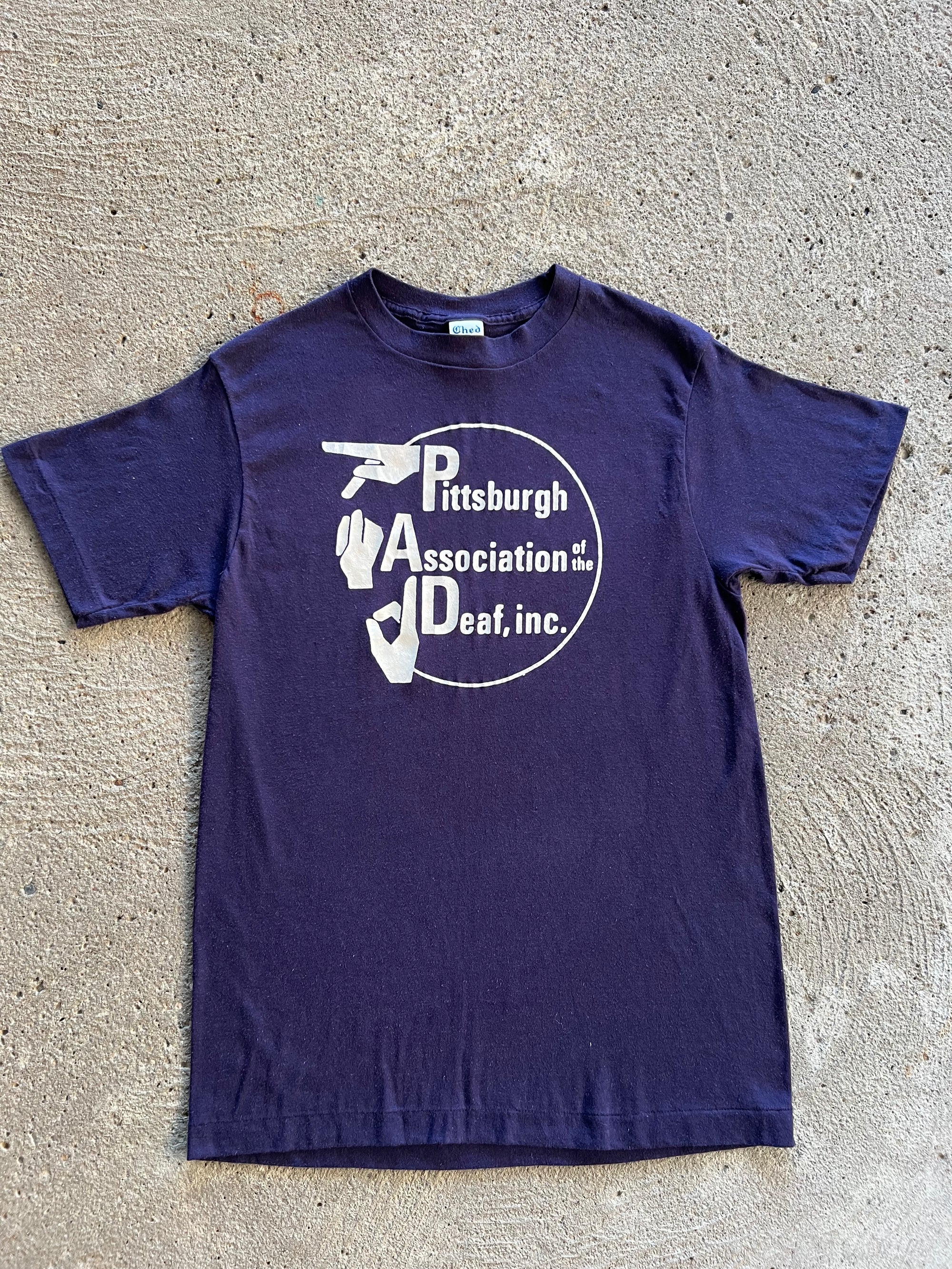 1970s Pittsburgh School For The Deaf Shirt Medium