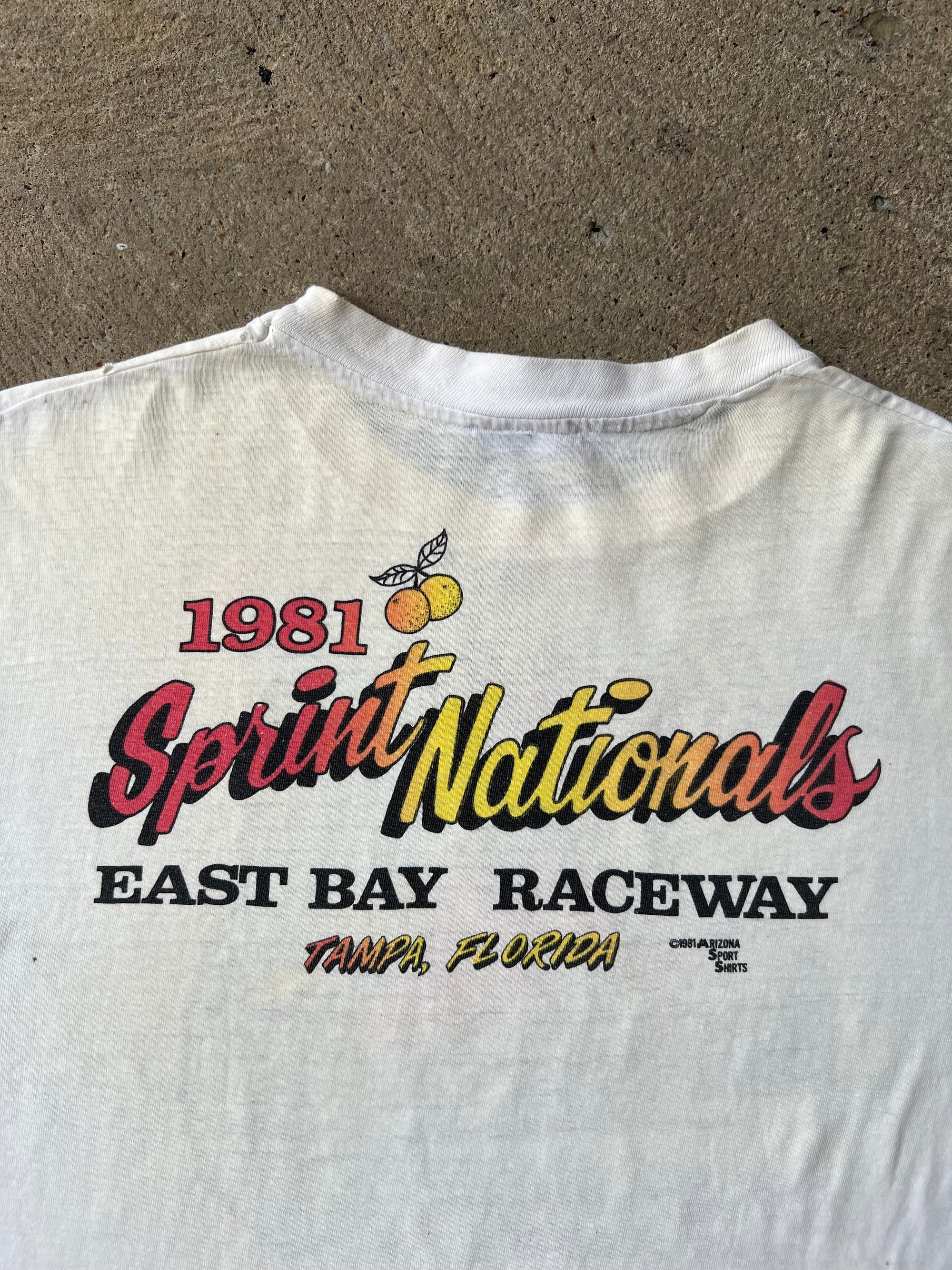 1981 Florida Sprint Nationals Shirt Large