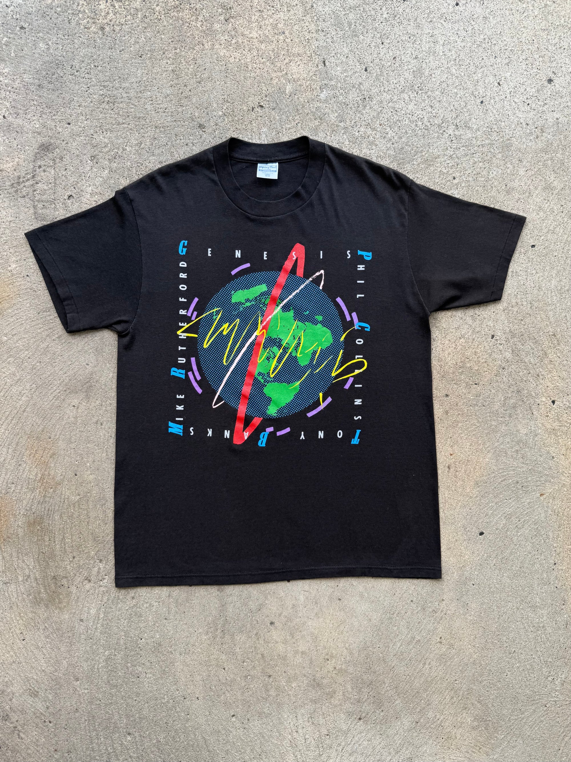 1987 Genesis Phil Collins Tour Shirt Large