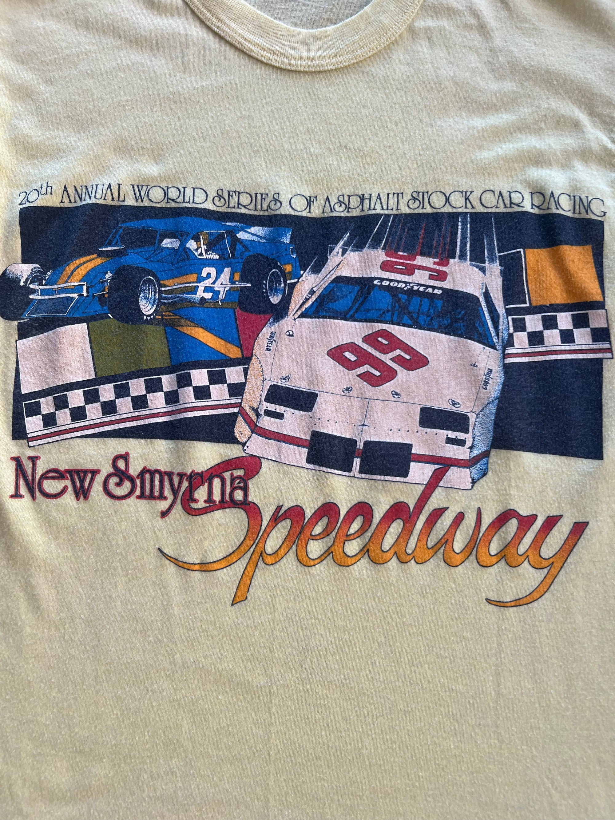1980s New Smyrna Speedway Shirt Medium