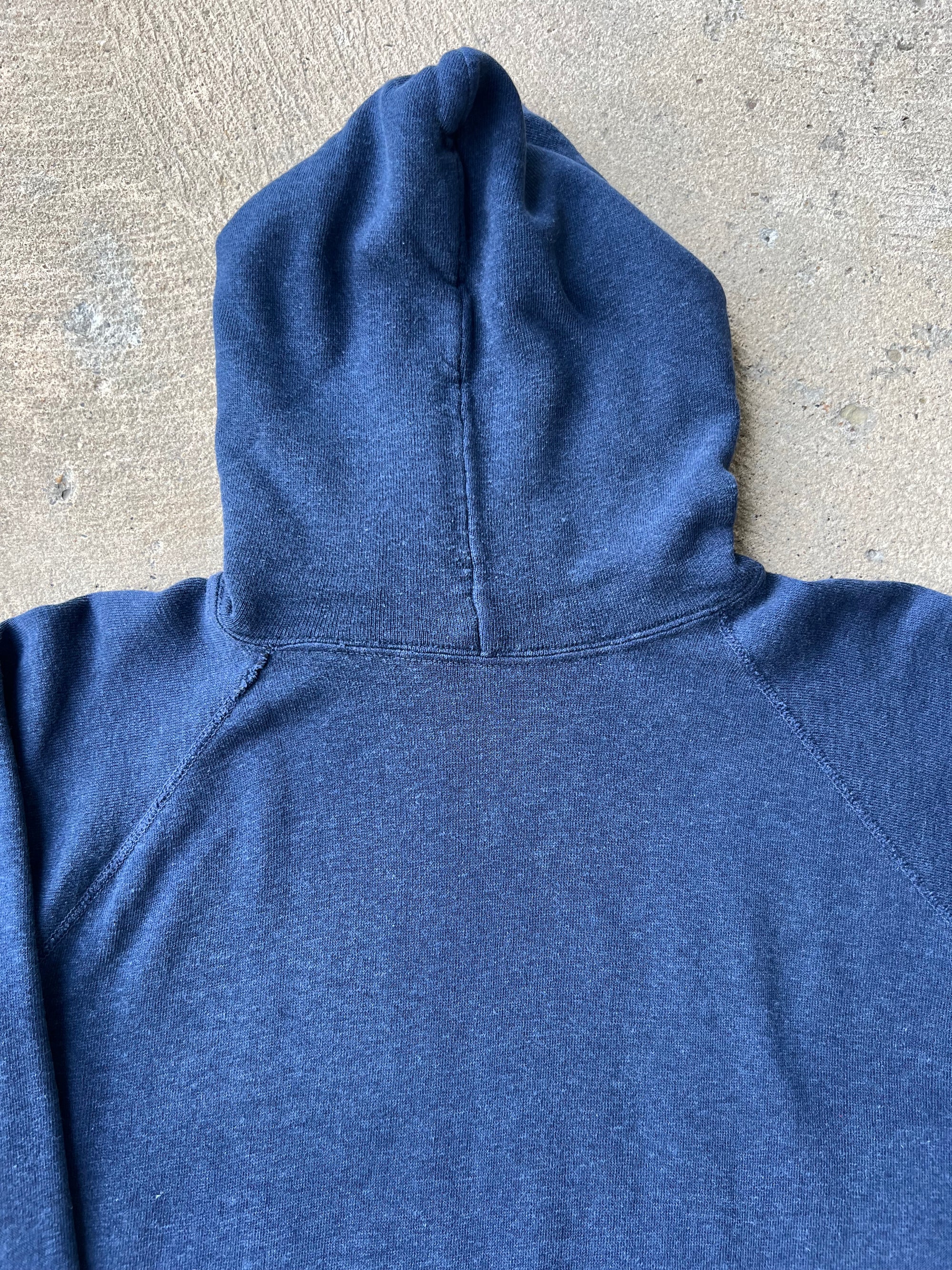 1970s Edinboro State Raglan Hoodie Velva Sheen