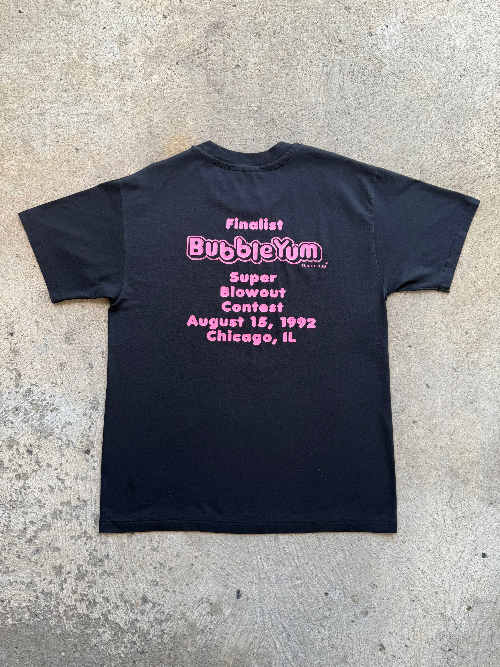 1992 BubbleYum Blow Out Contest Shirt Large