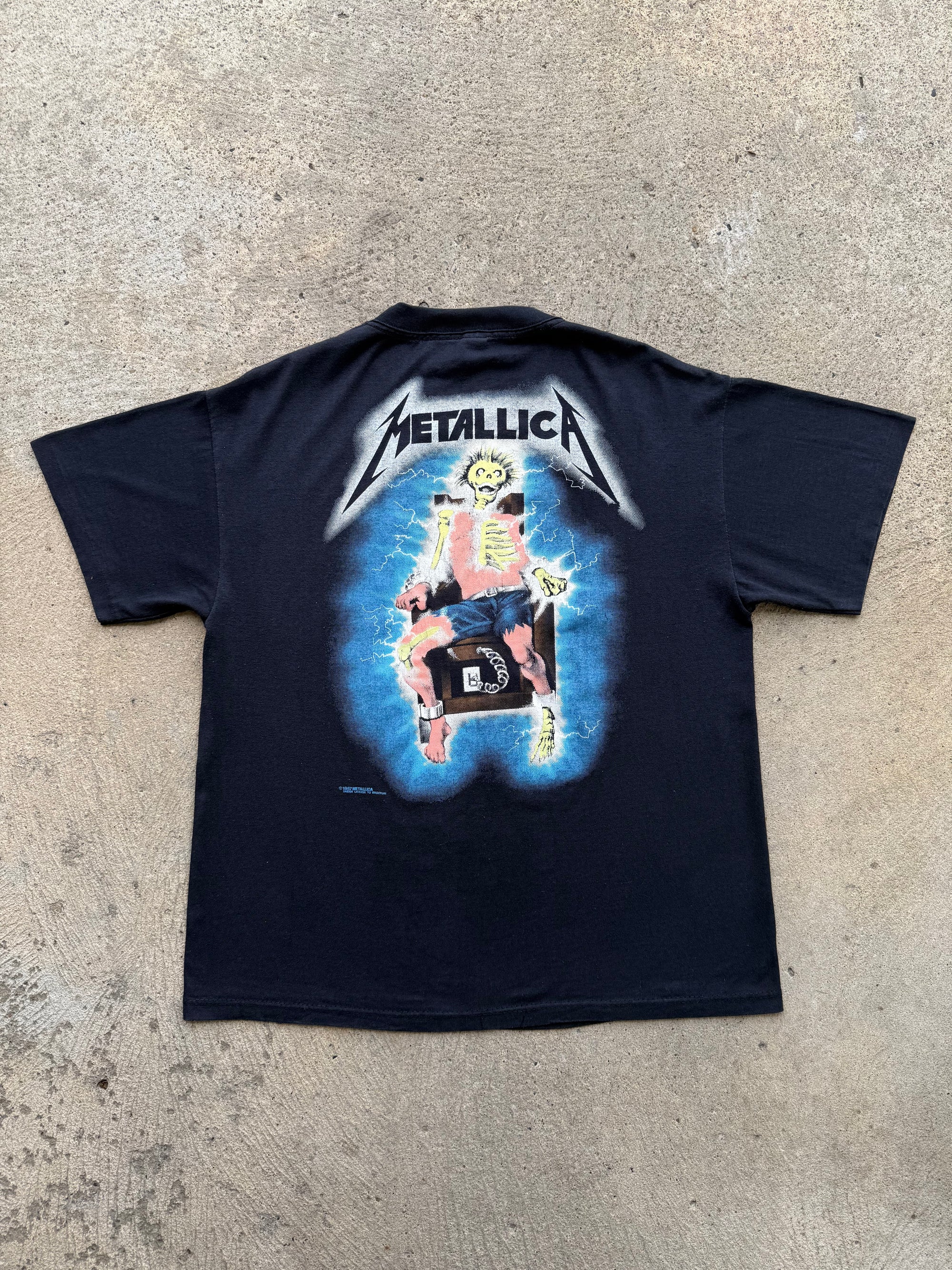 1989 Metallica "Ride The Lightning" Shirt Large