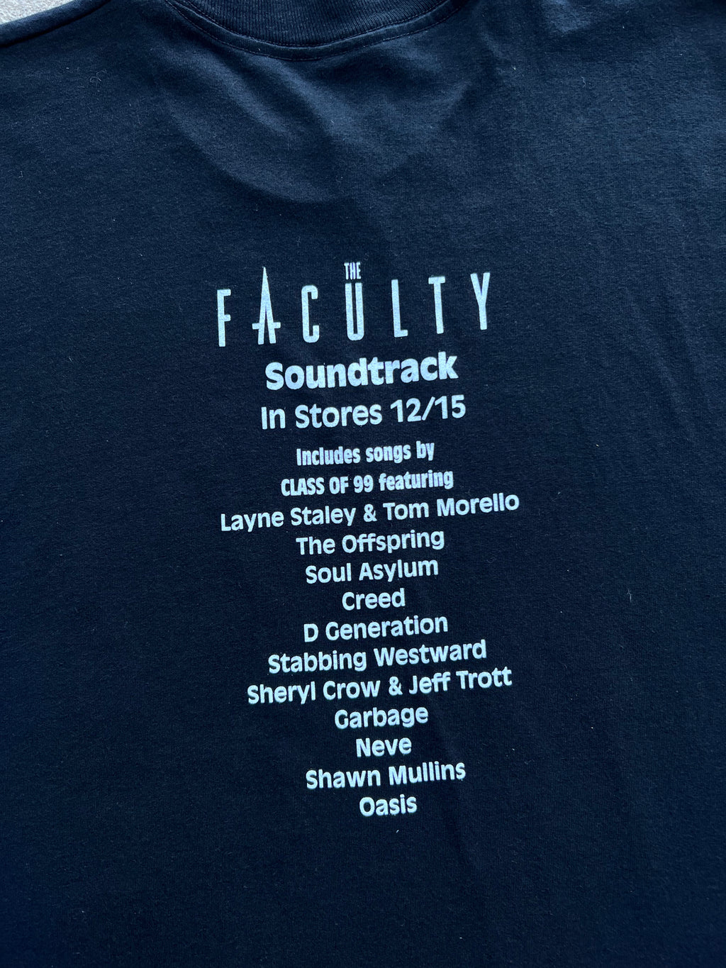 1990s The Faculty Movie Promo Music Sound Track Shirt Large