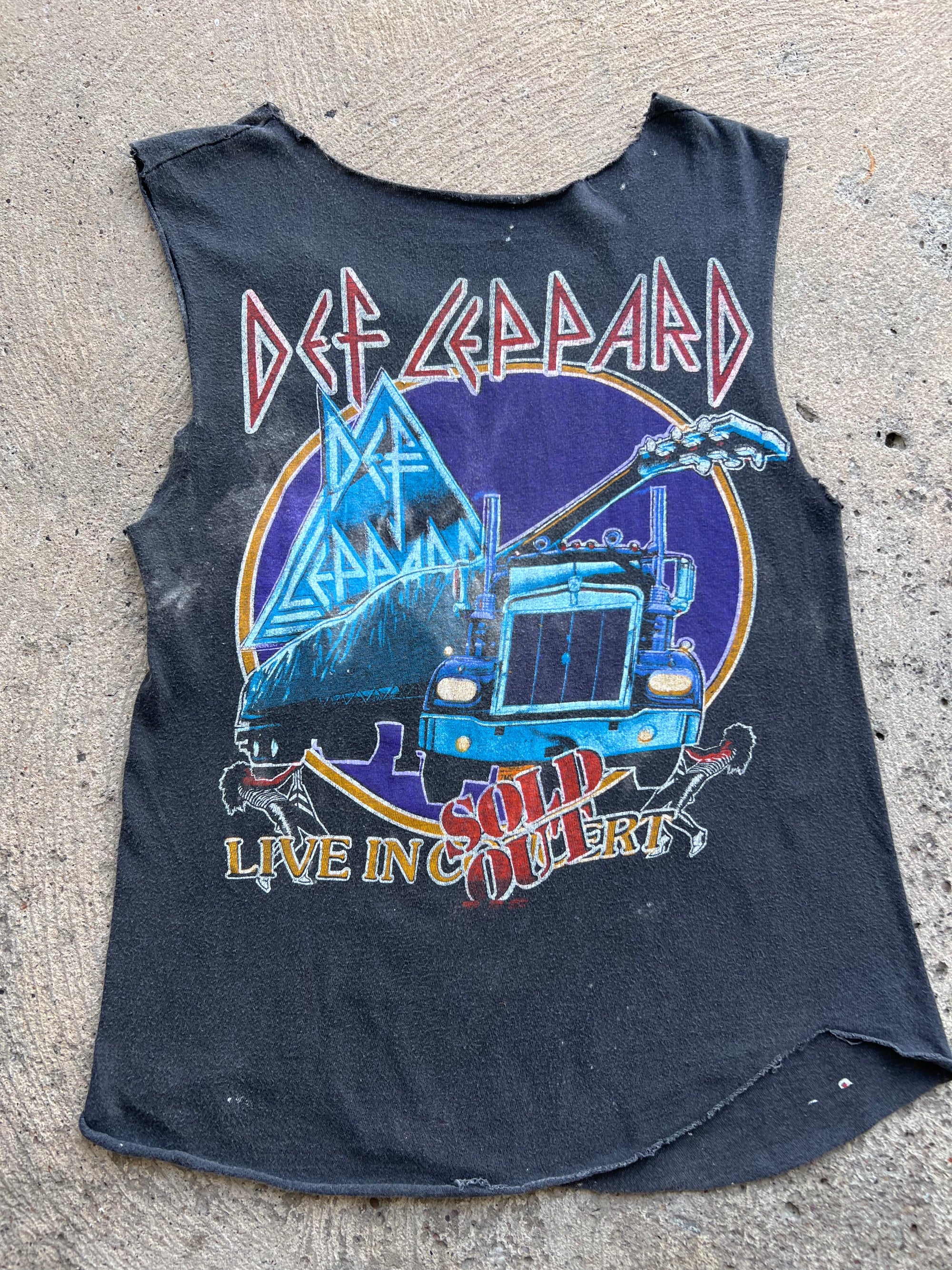1980s Def Leppard Shirt Small