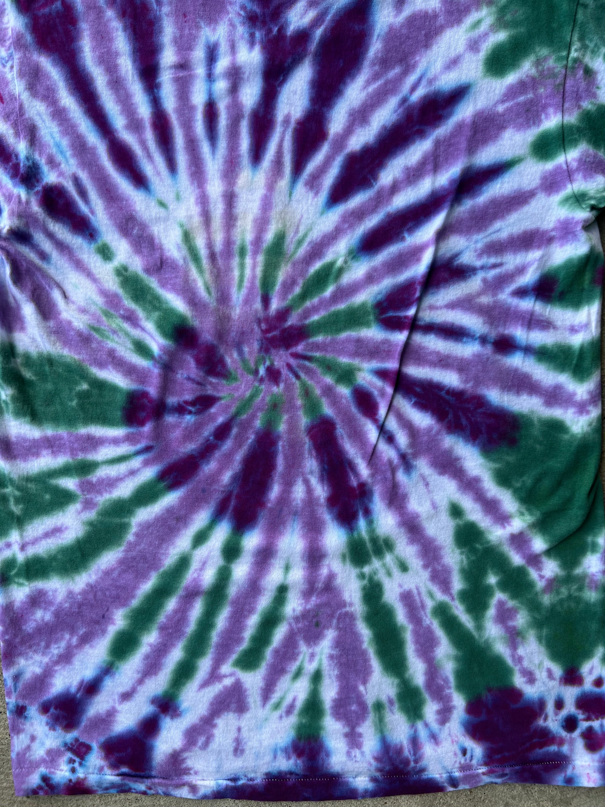 1970s Tie Dye Peace Symbol Hippie Shirt