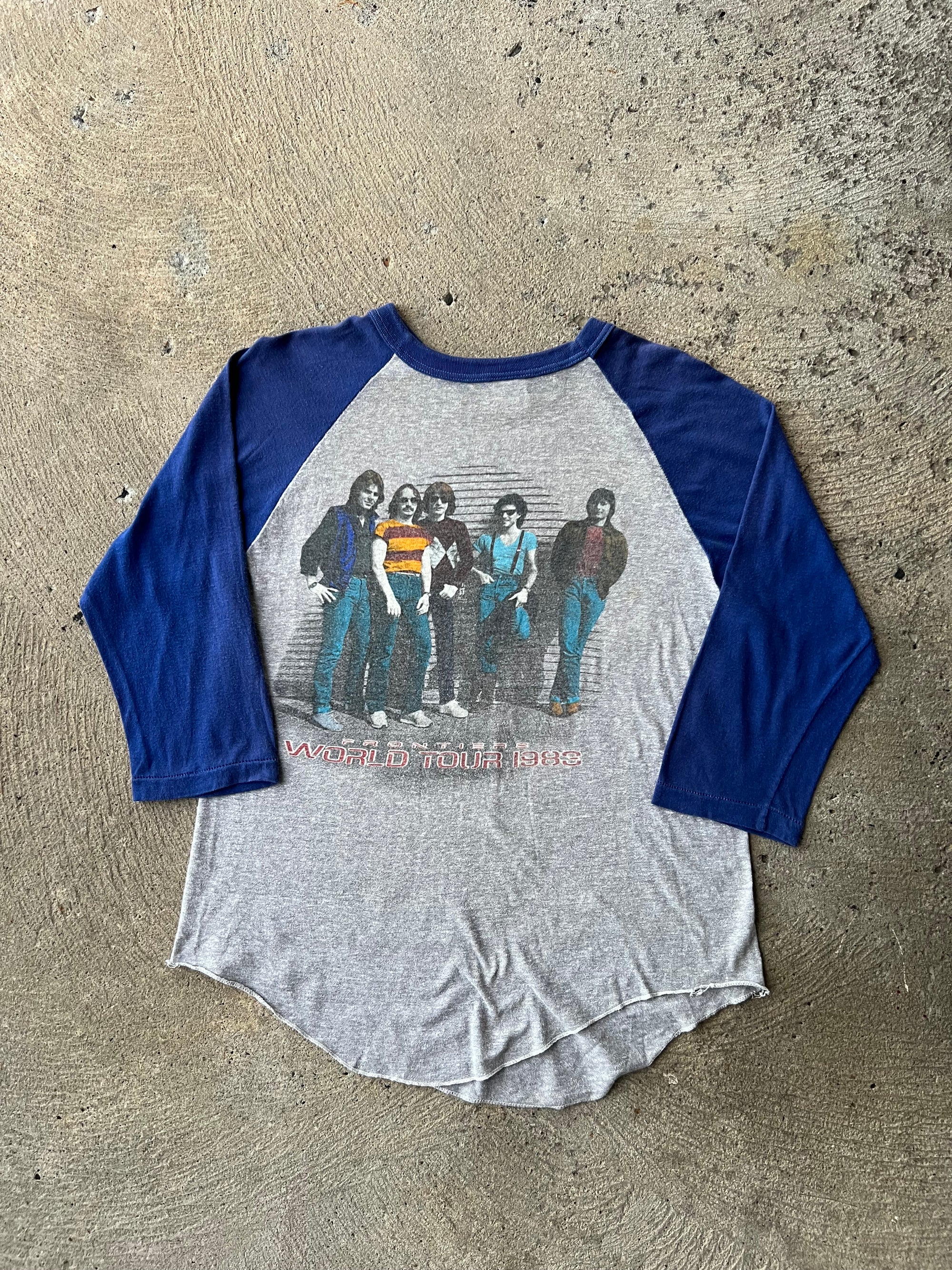 1983 Journey Frontiers Raglan Shirt Medium