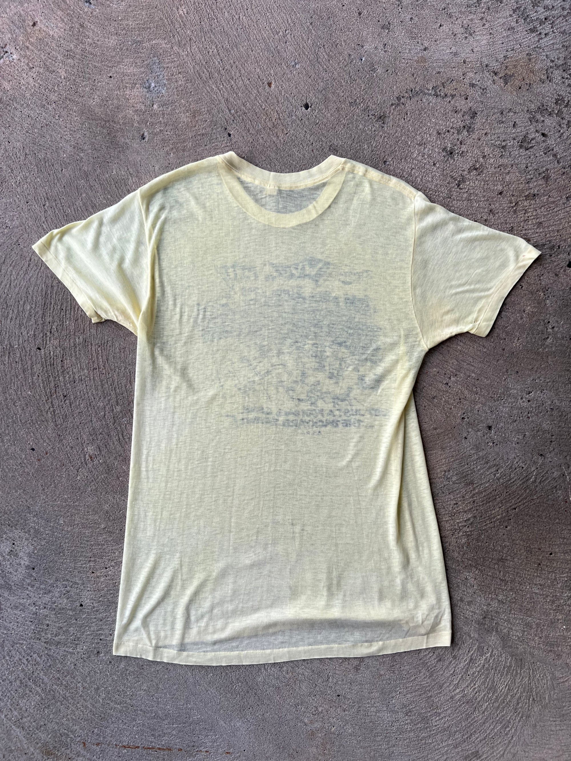 1970s Backyard Brawl Pitt WVU Shirt Medium