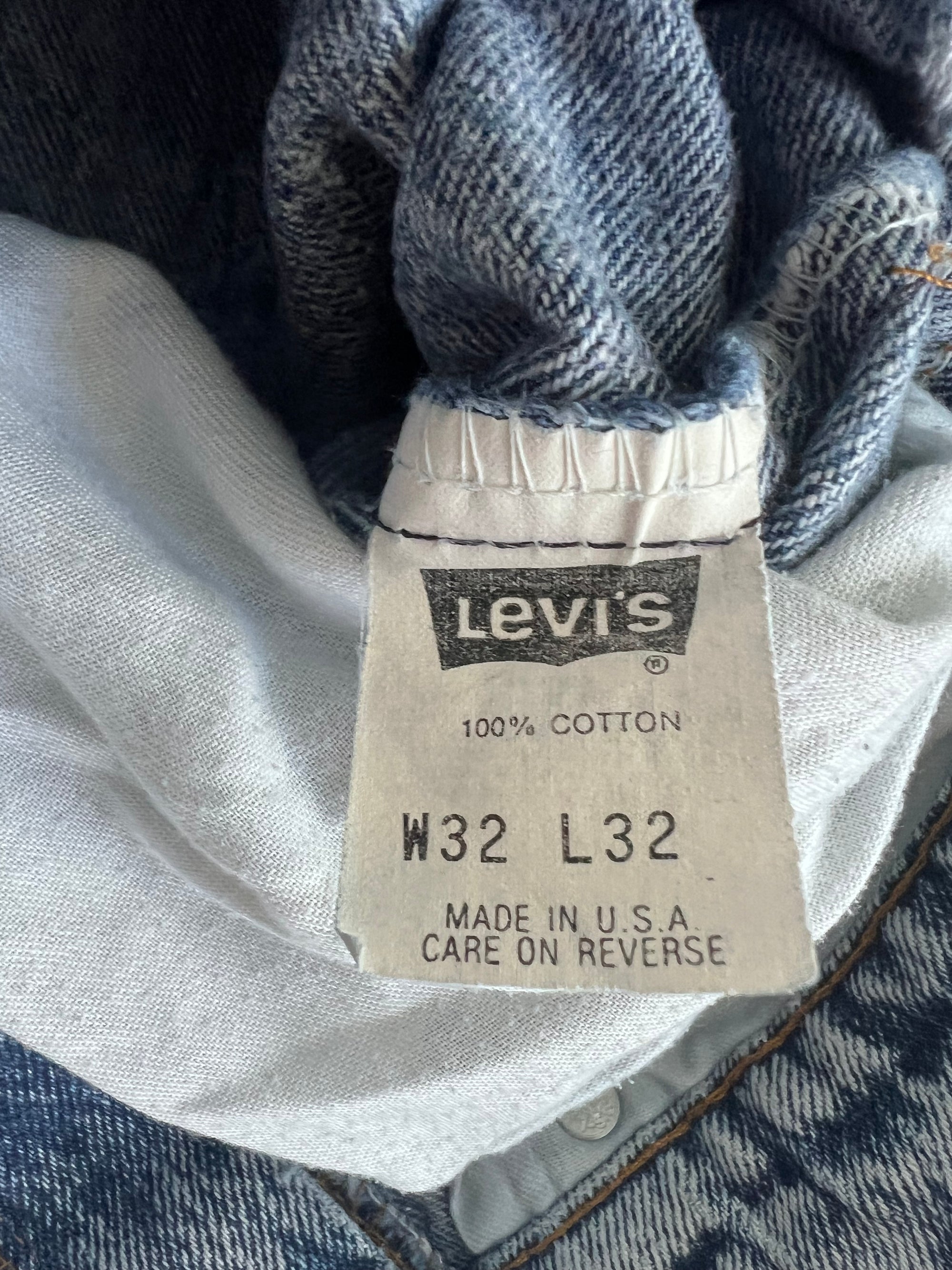1980s Acid Wash Levis Pants 32x32