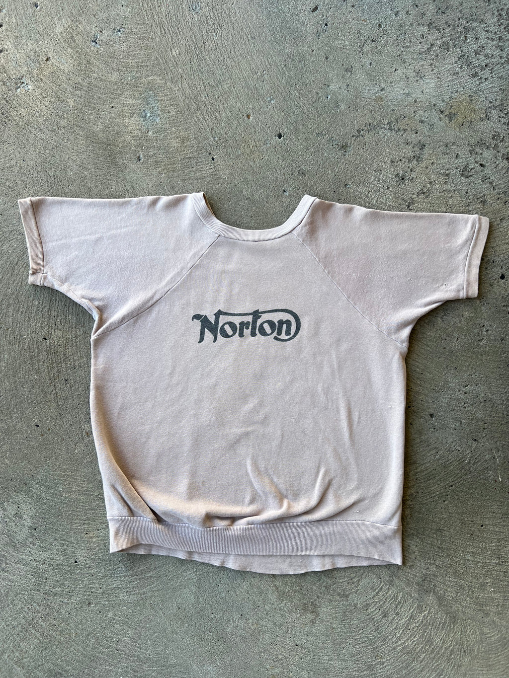 1960s Norton Motorcycles Short Sleeve Sweatshirt XL