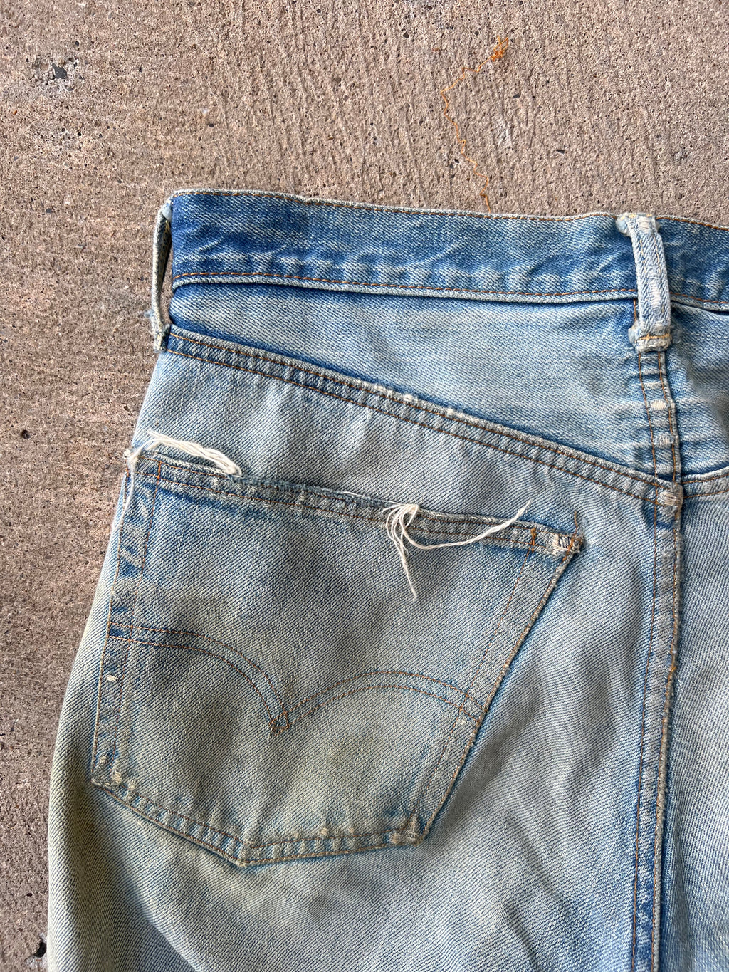 1960s Levi’s Selvedge Patchwork Pants