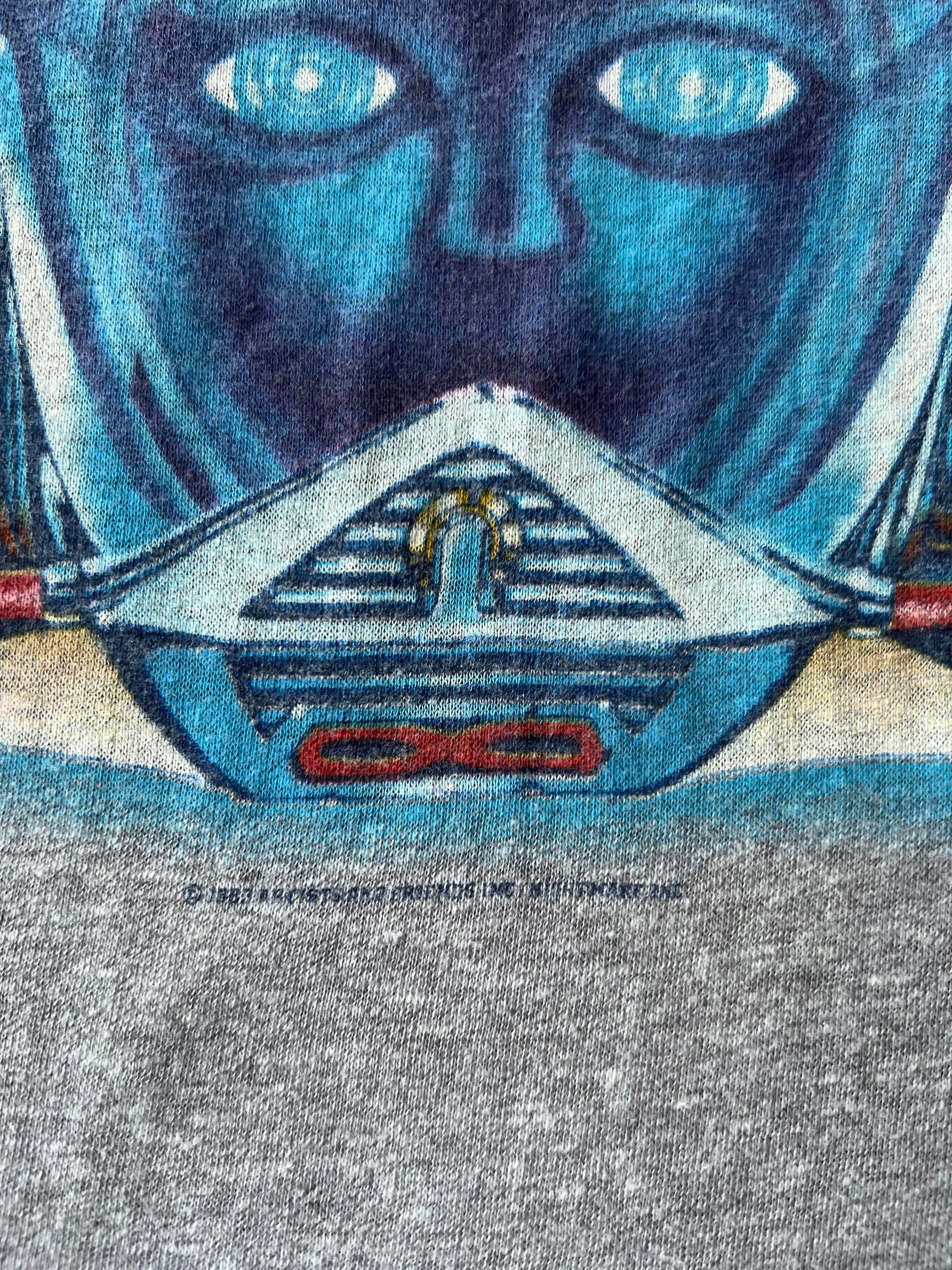 1983 Journey Frontiers Raglan Shirt Medium