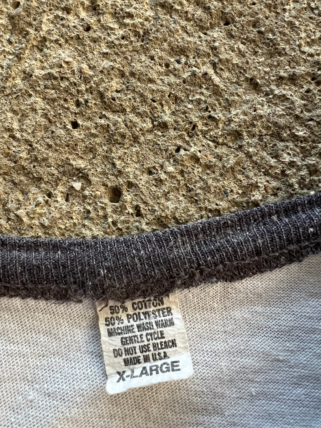 1980s Metallica Crash Course On Brain Surgery Raglan Tee Distressed XL