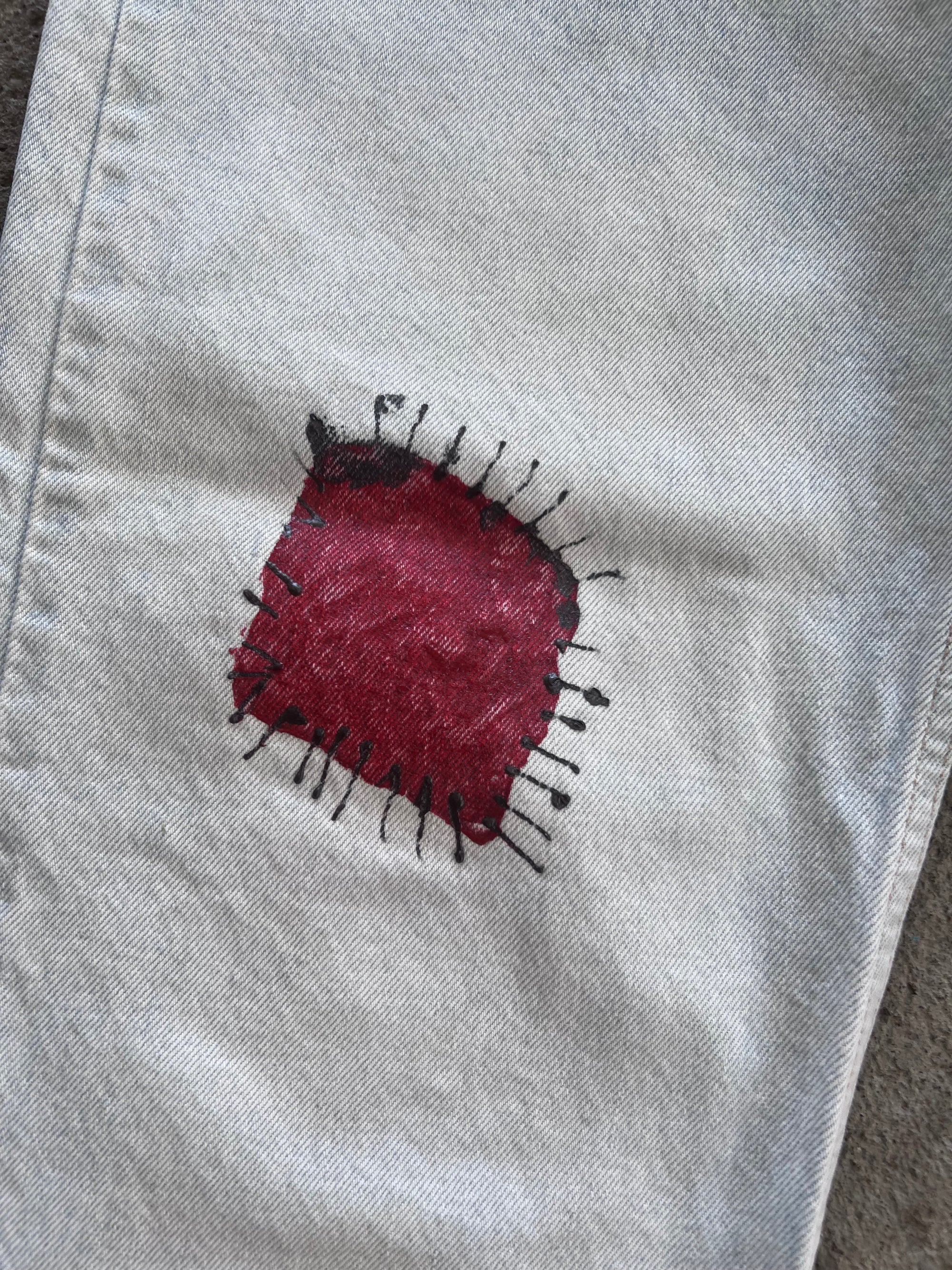 Levi 550 Red Tab Hand Painted