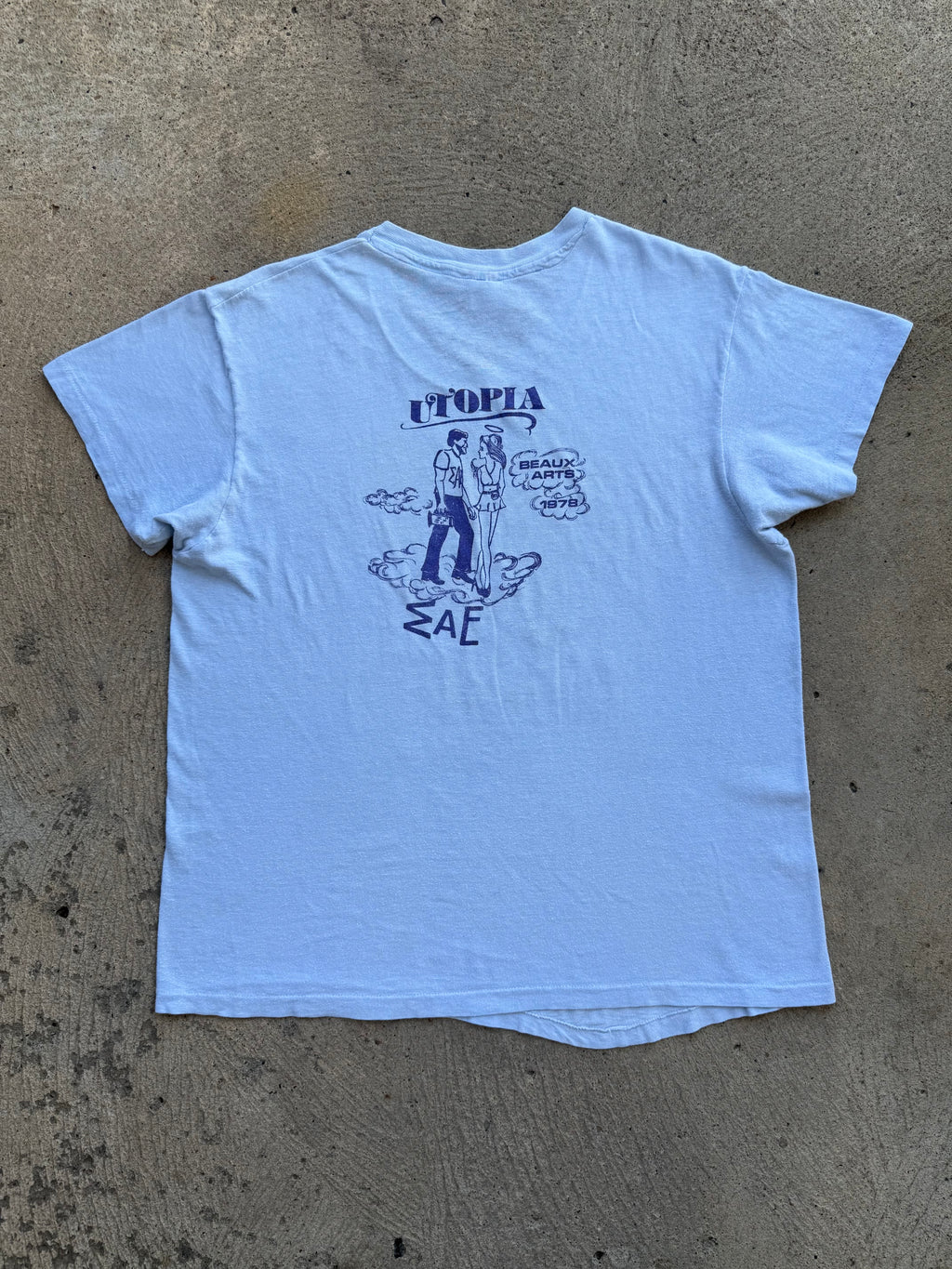 1978 Hung-Over The Rainbow Wizard Of Oz Parody College Shirt Large