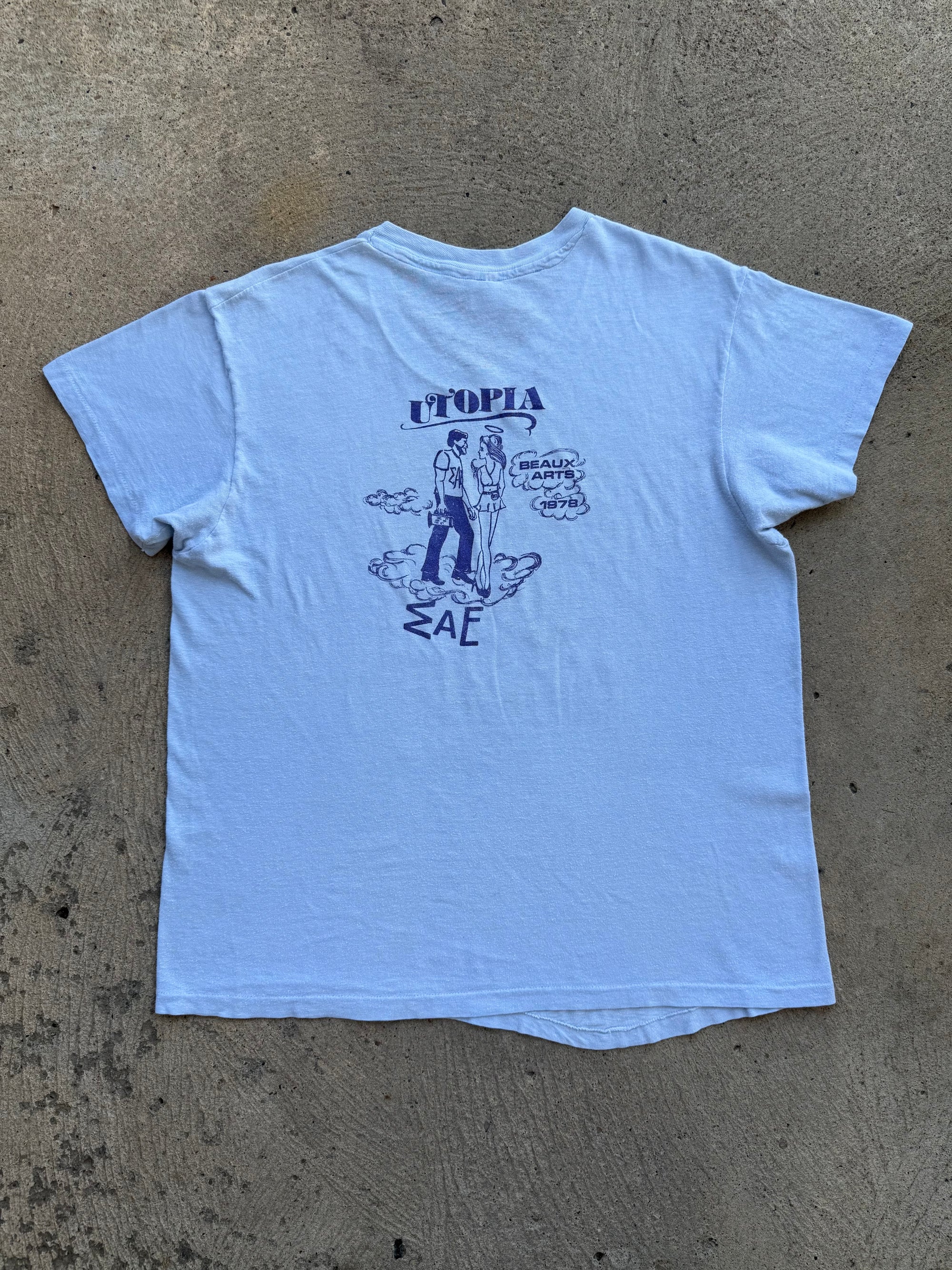 1978 Hung-Over The Rainbow Wizard Of Oz Parody College Shirt Large