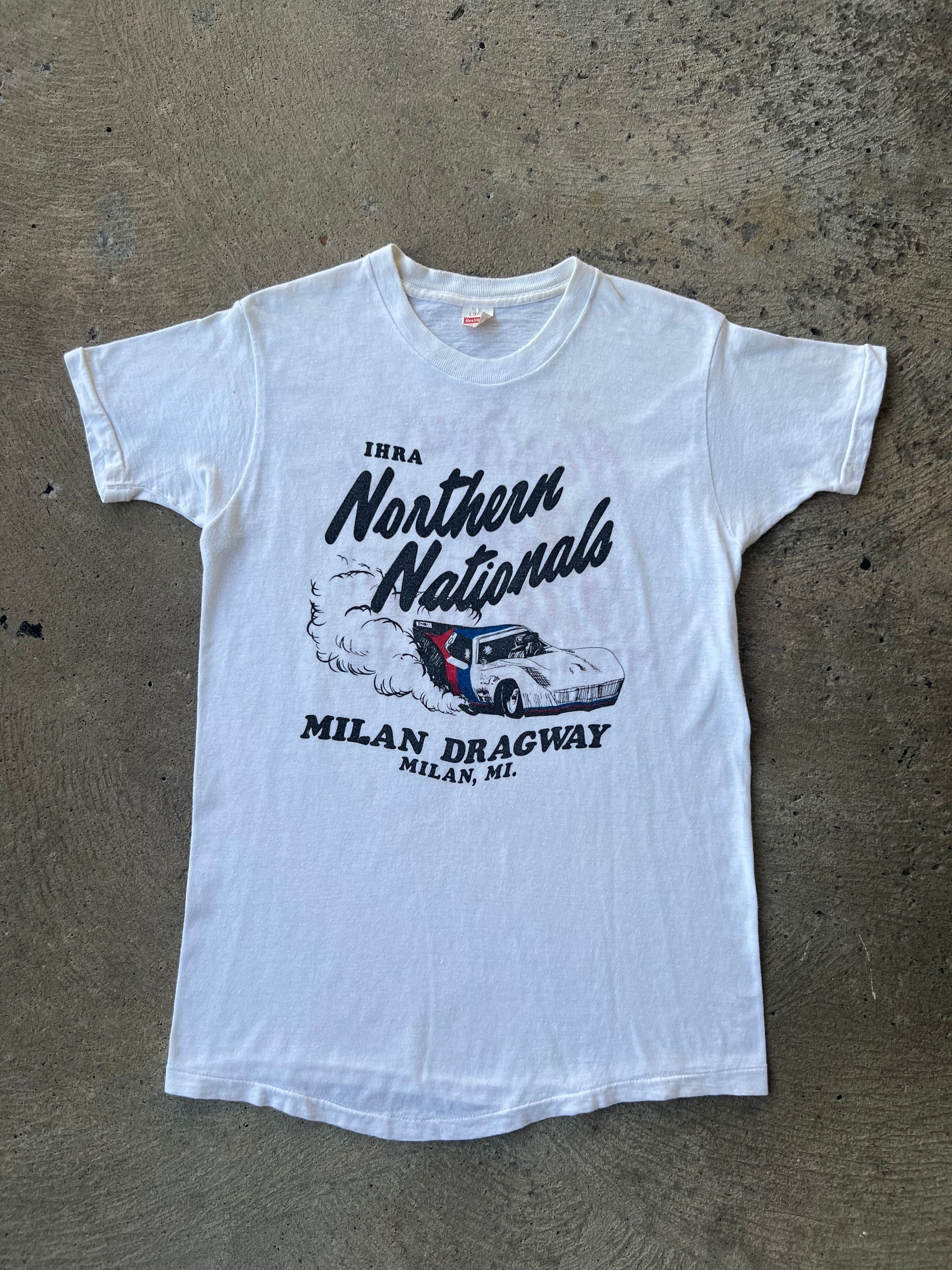 1981 Northern Nationals Milan Dragway Shirt Large