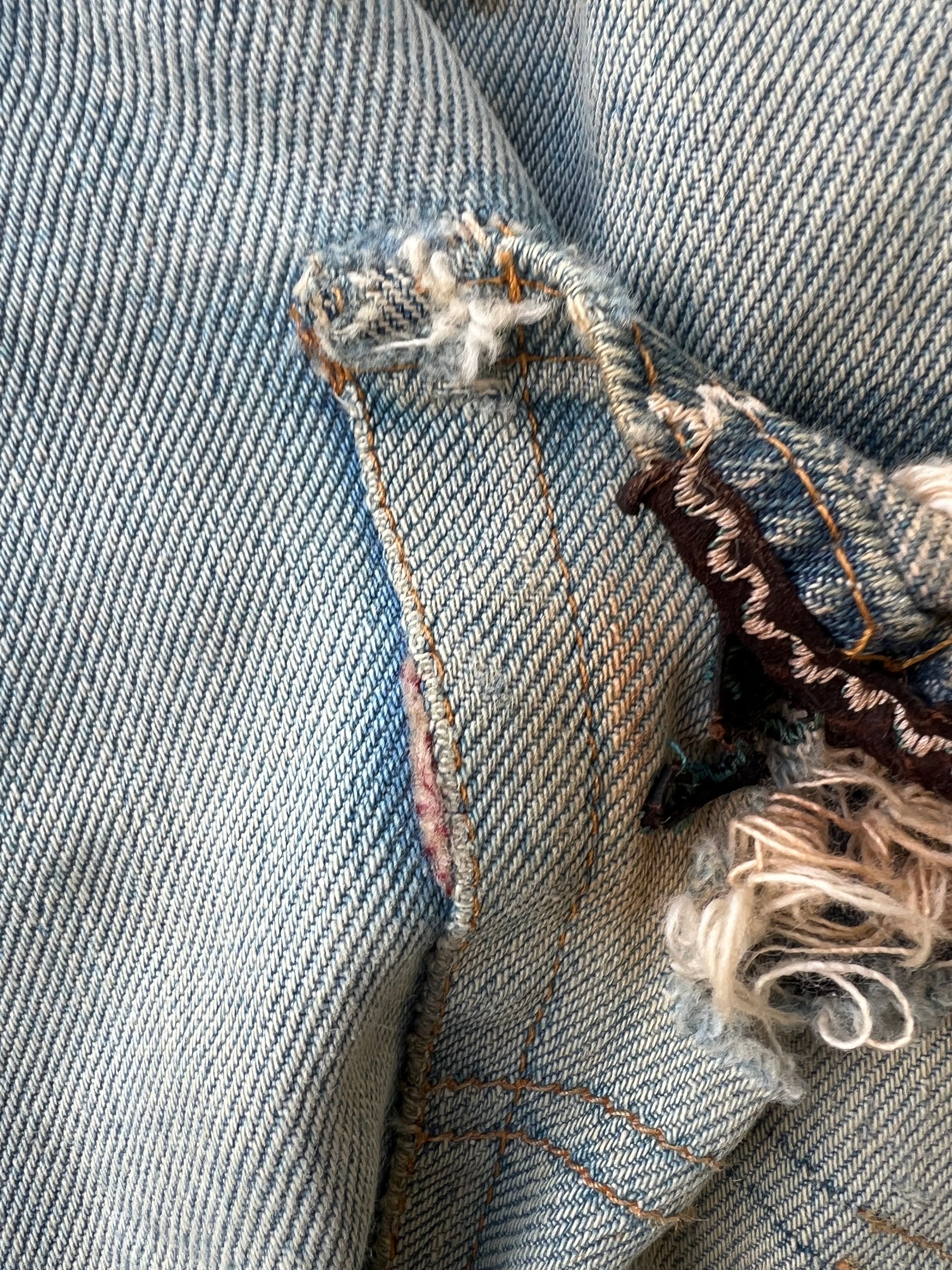 1960s Levi’s Selvedge Patchwork Pants