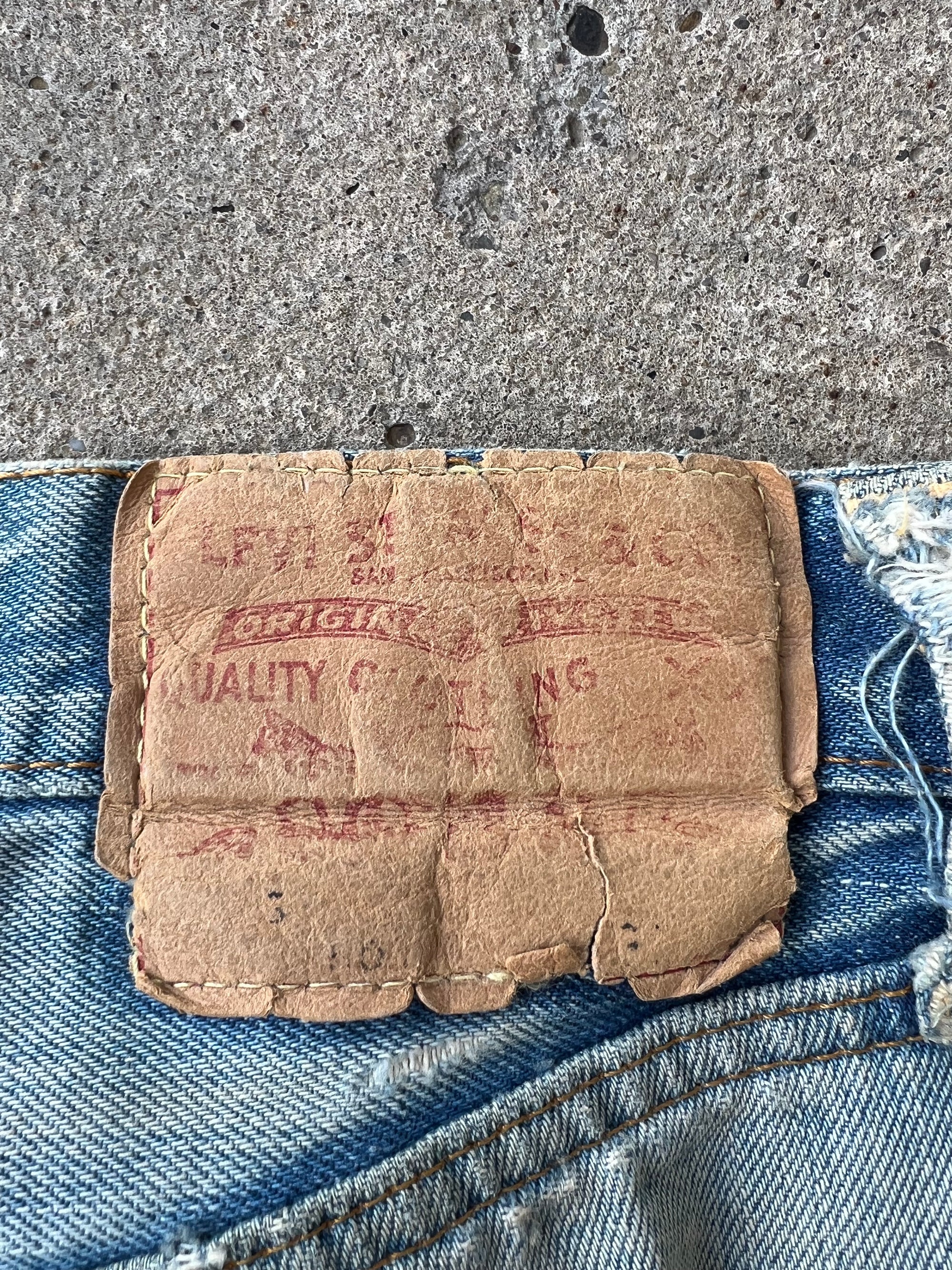 1960s Levi’s Selvedge Patchwork Pants
