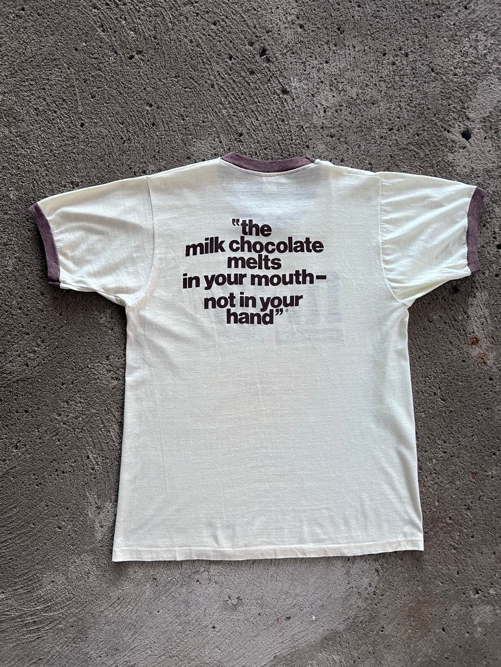 1970s M&M Ringer Shirt Large