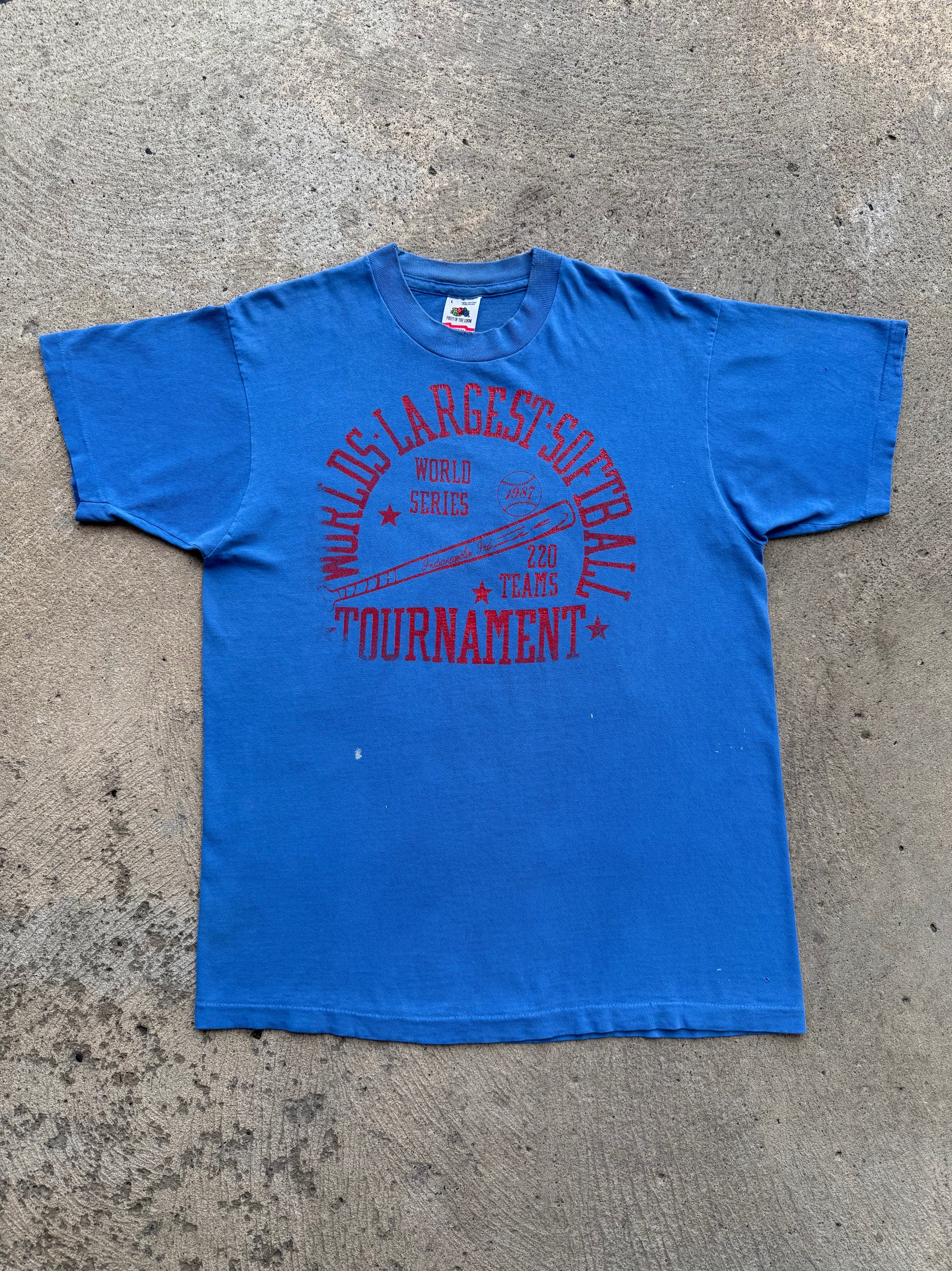 1987 Softball World Series Indianapolis Shirt Large