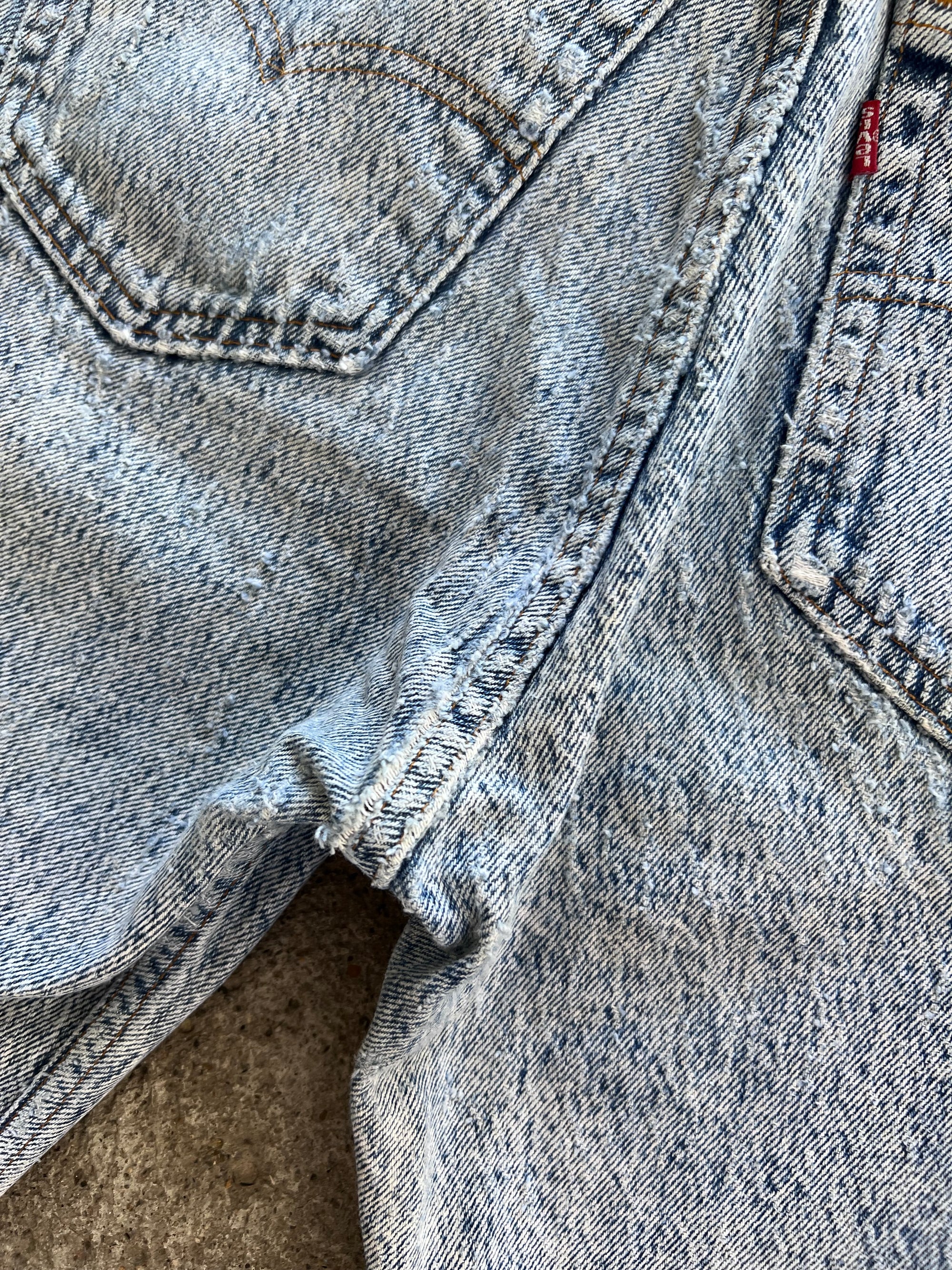 1980s Acid Wash Levis Pants 32x32