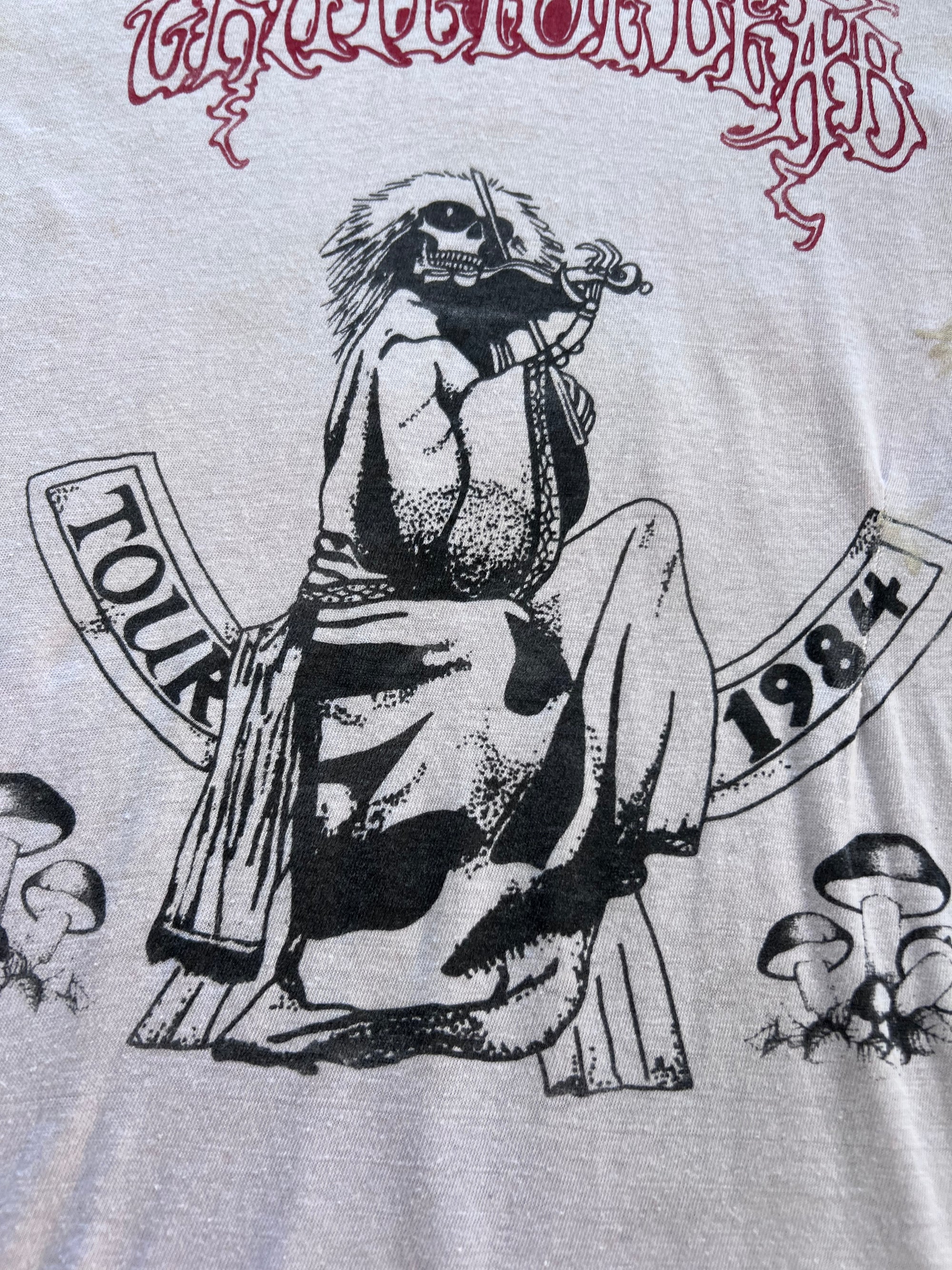 1984 Grateful Dead Parking Lot Shirt Large
