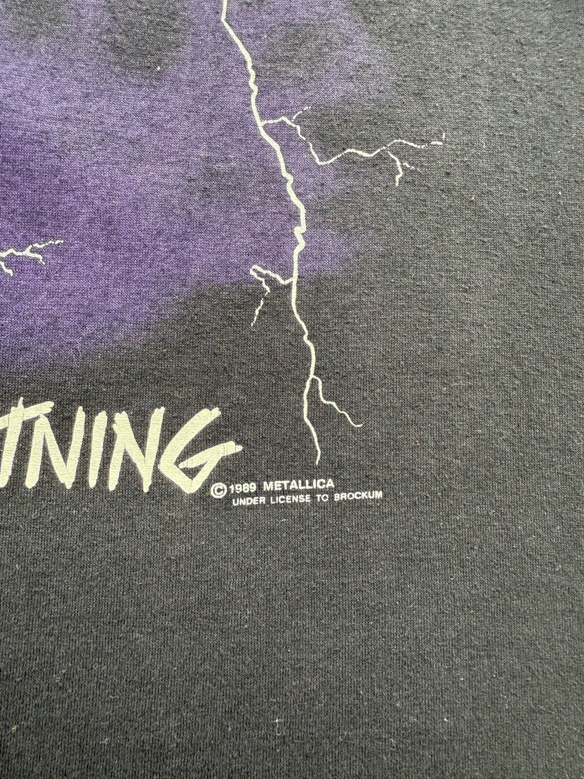1989 Metallica "Ride The Lightning" Shirt Large