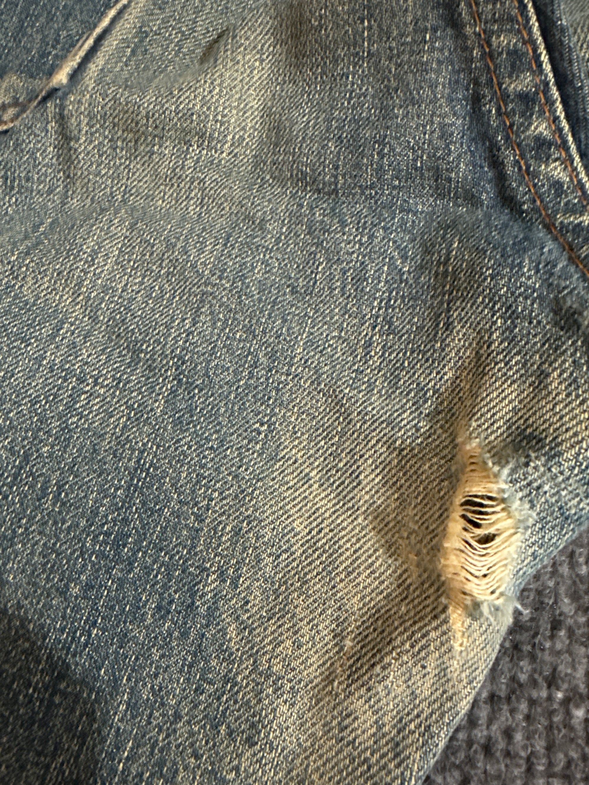 1990s Levis 502 32x34 Redline Selvedge
