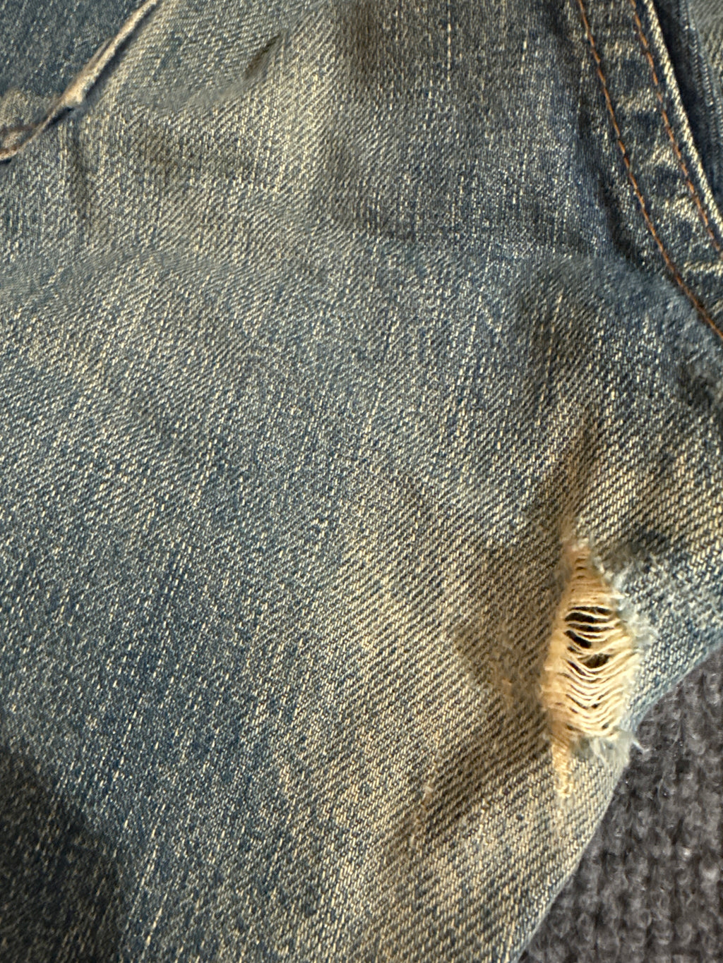 1990s Levis 502 32x34 Redline Selvedge