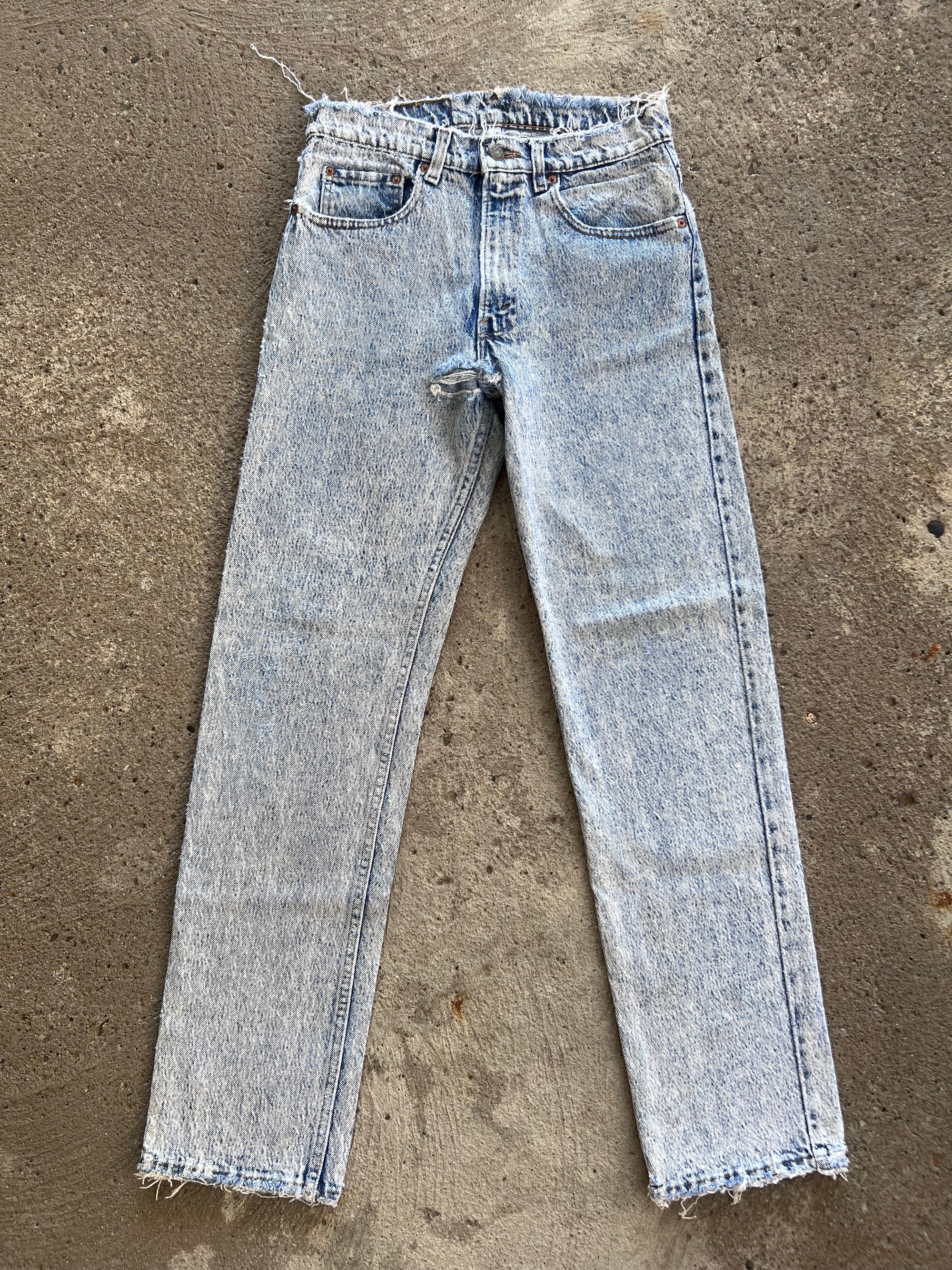 1980s Acid Wash Levis Pants 32x32