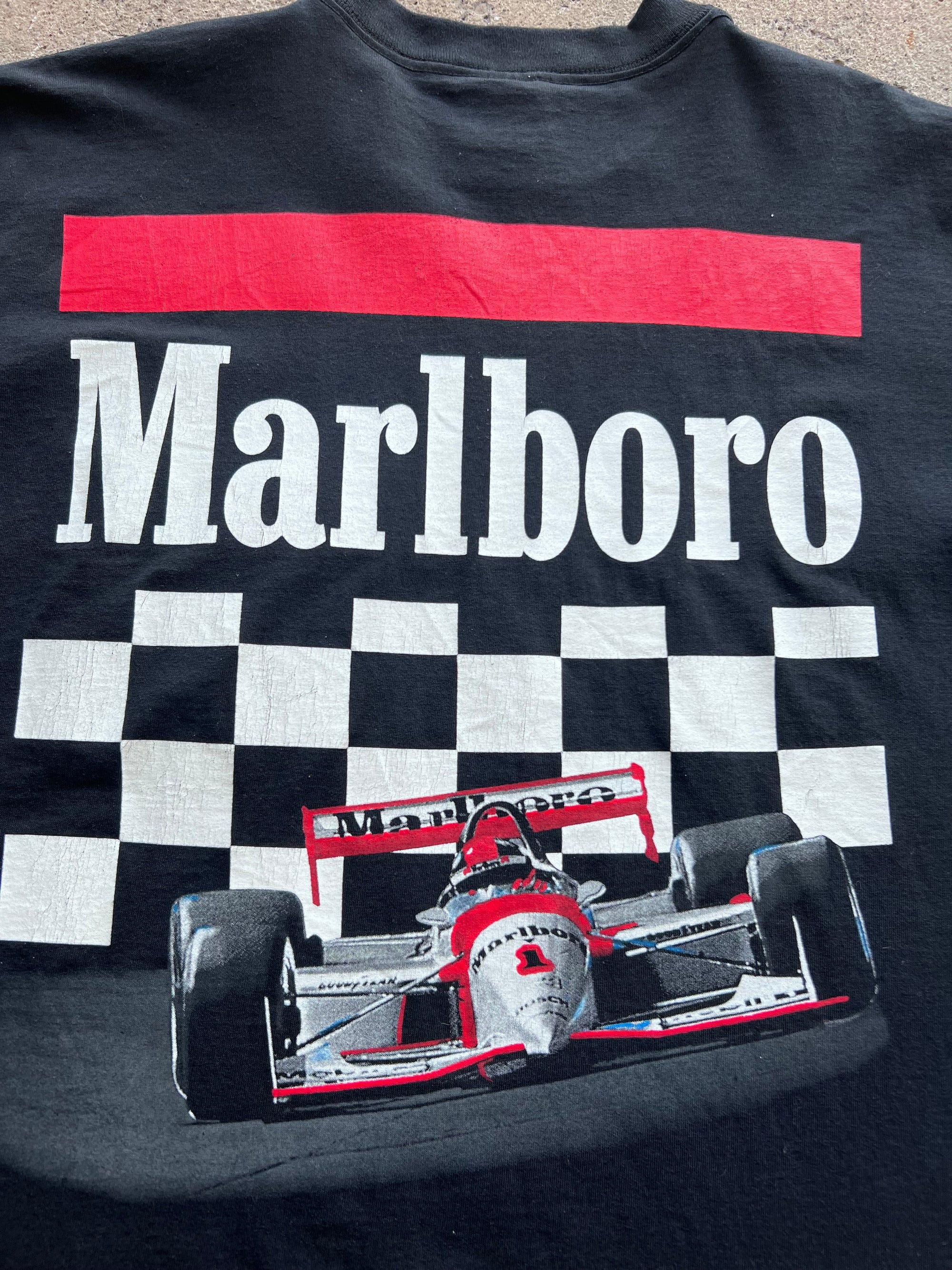 1990s Marlboro Team Penske Pocket Shirt Deadstock Large