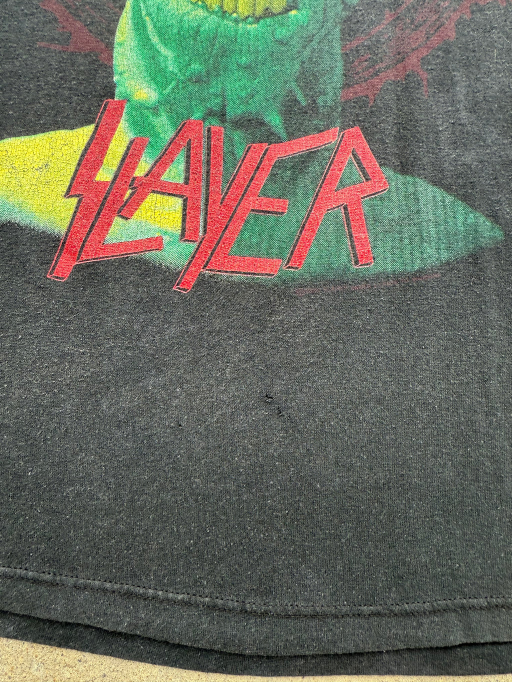 1980s Slayer Shirt Large