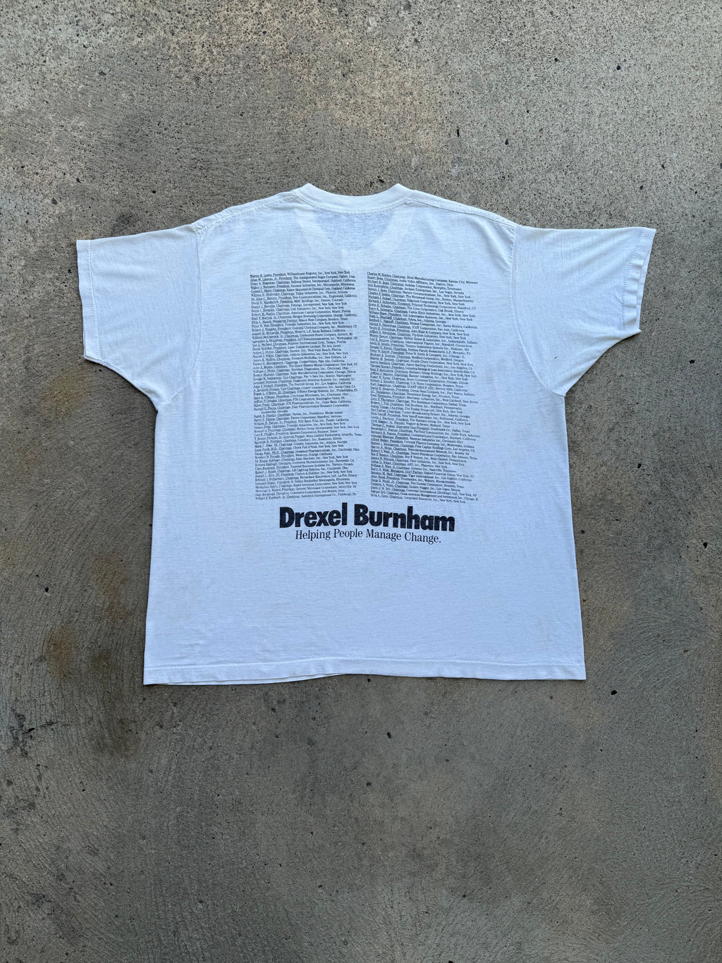1970s Drexel Burnham Investment Bank Shirt XL