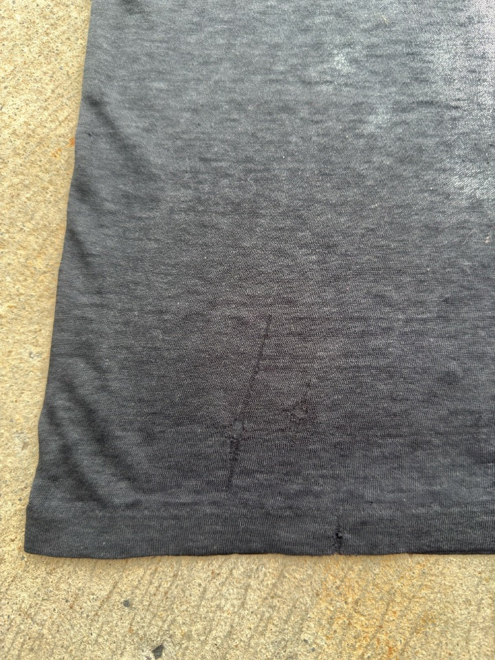 1980s Cinderella "Night Songs" Black Paper Thin Shirt