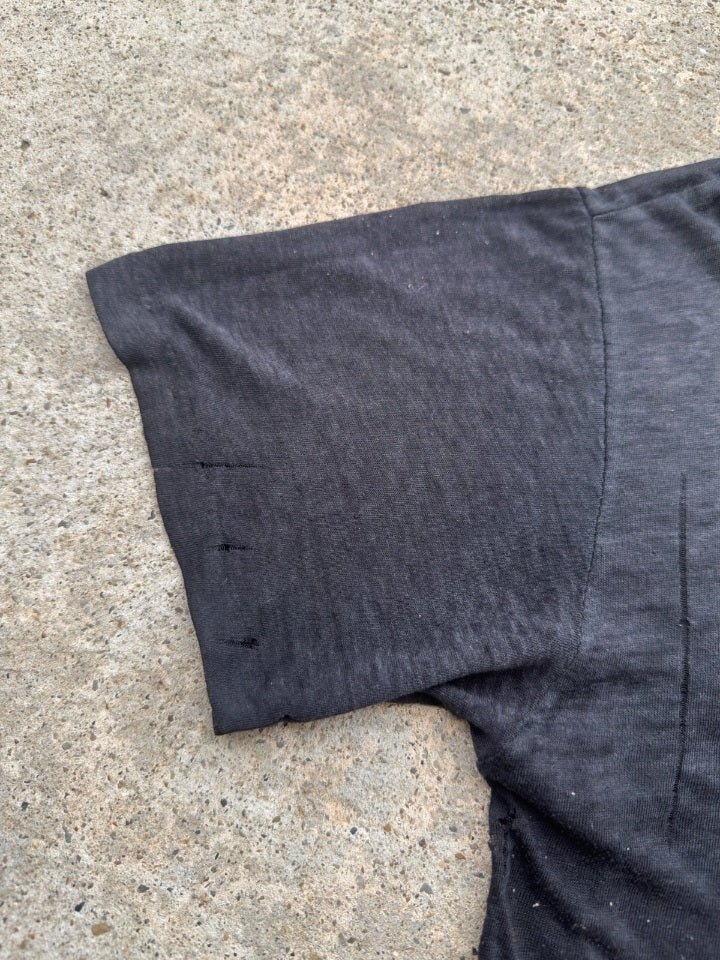 1980s Cinderella "Night Songs" Black Paper Thin Shirt