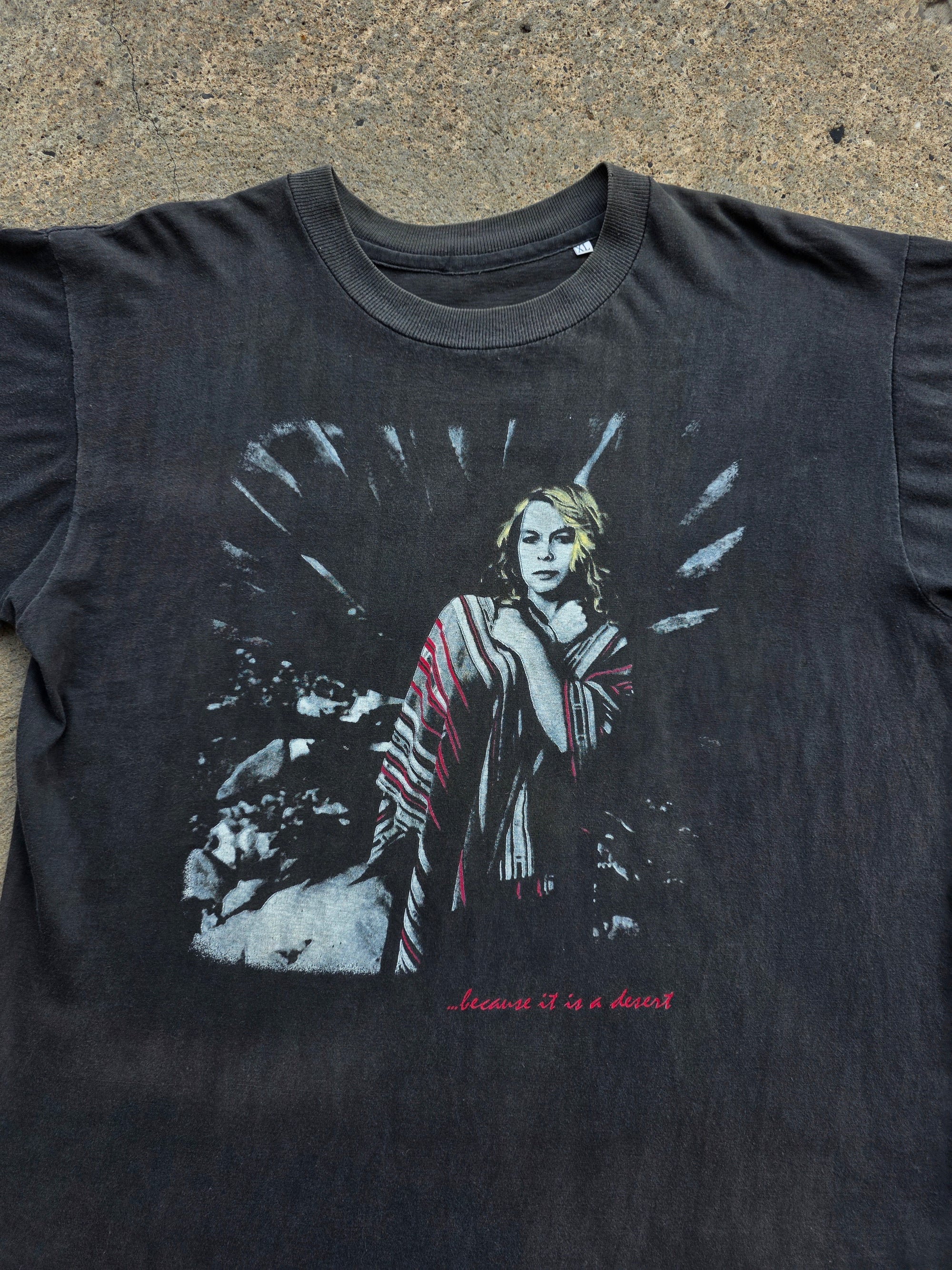 1990 Rickie Lee Jones "Because it is a desert" Shirt XL