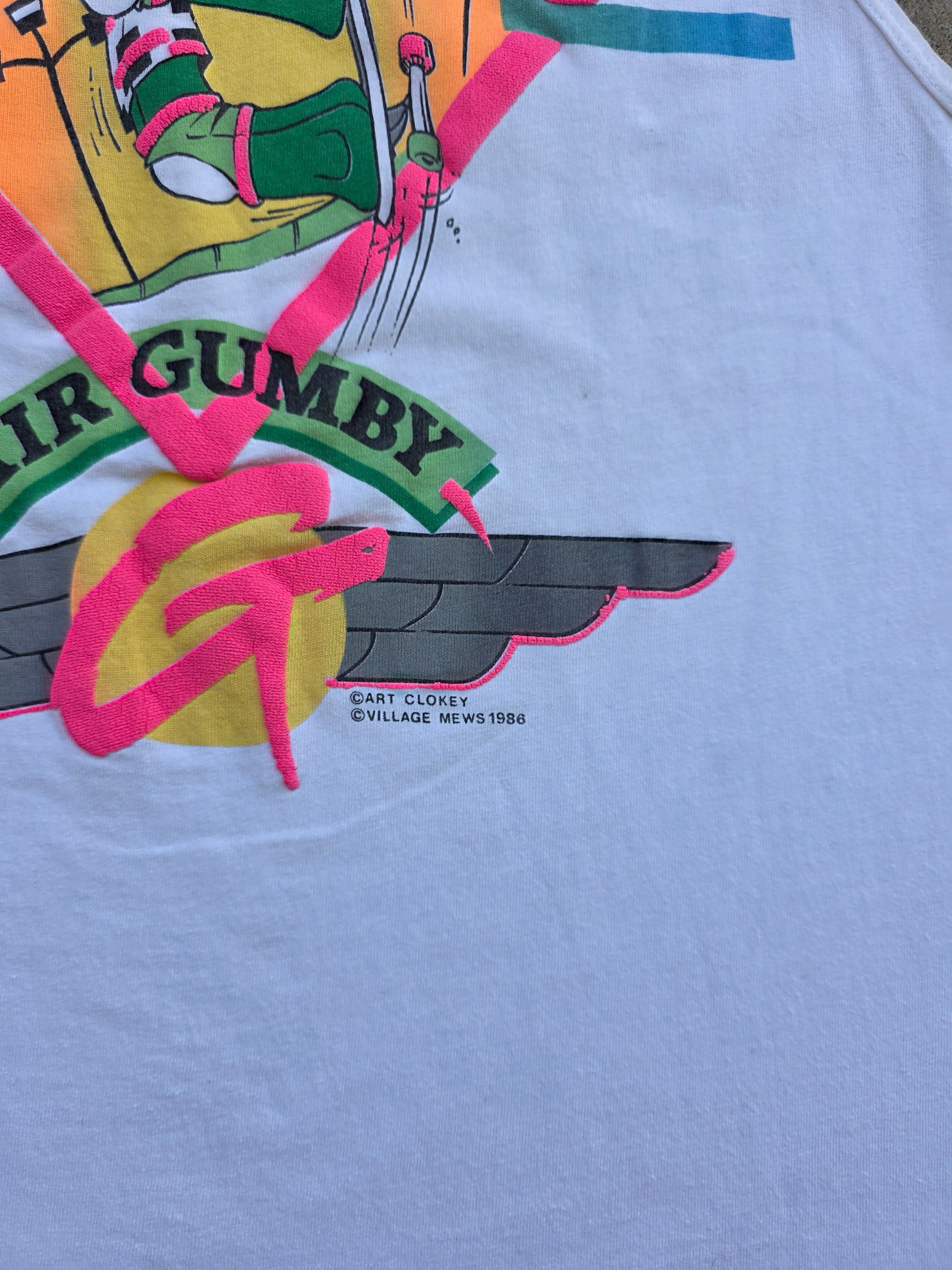 1986 Air Gumby Skateboard Tanktop Large