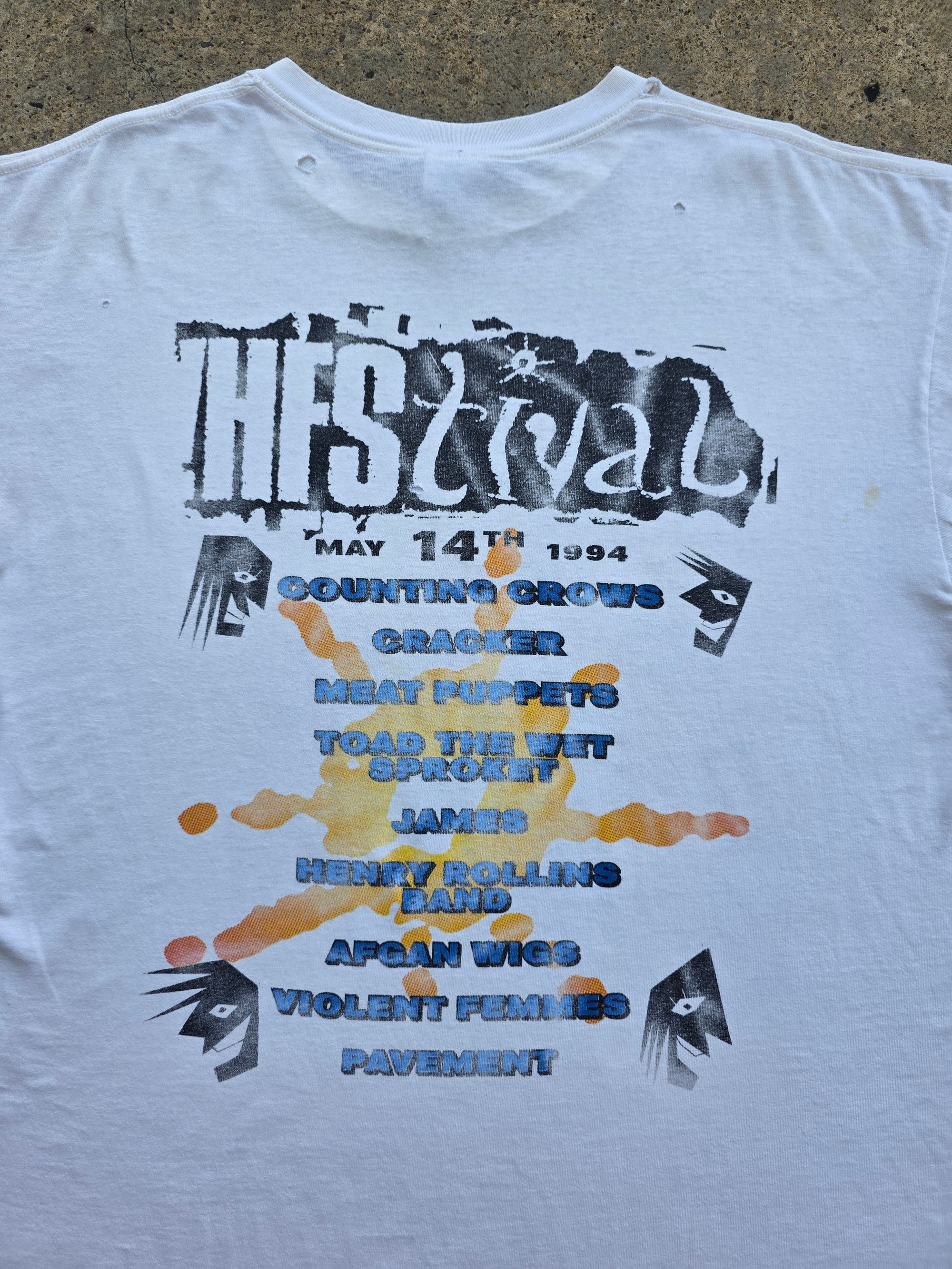 1994 HFStival Pavement Violent Femmes Concert Shirt XL