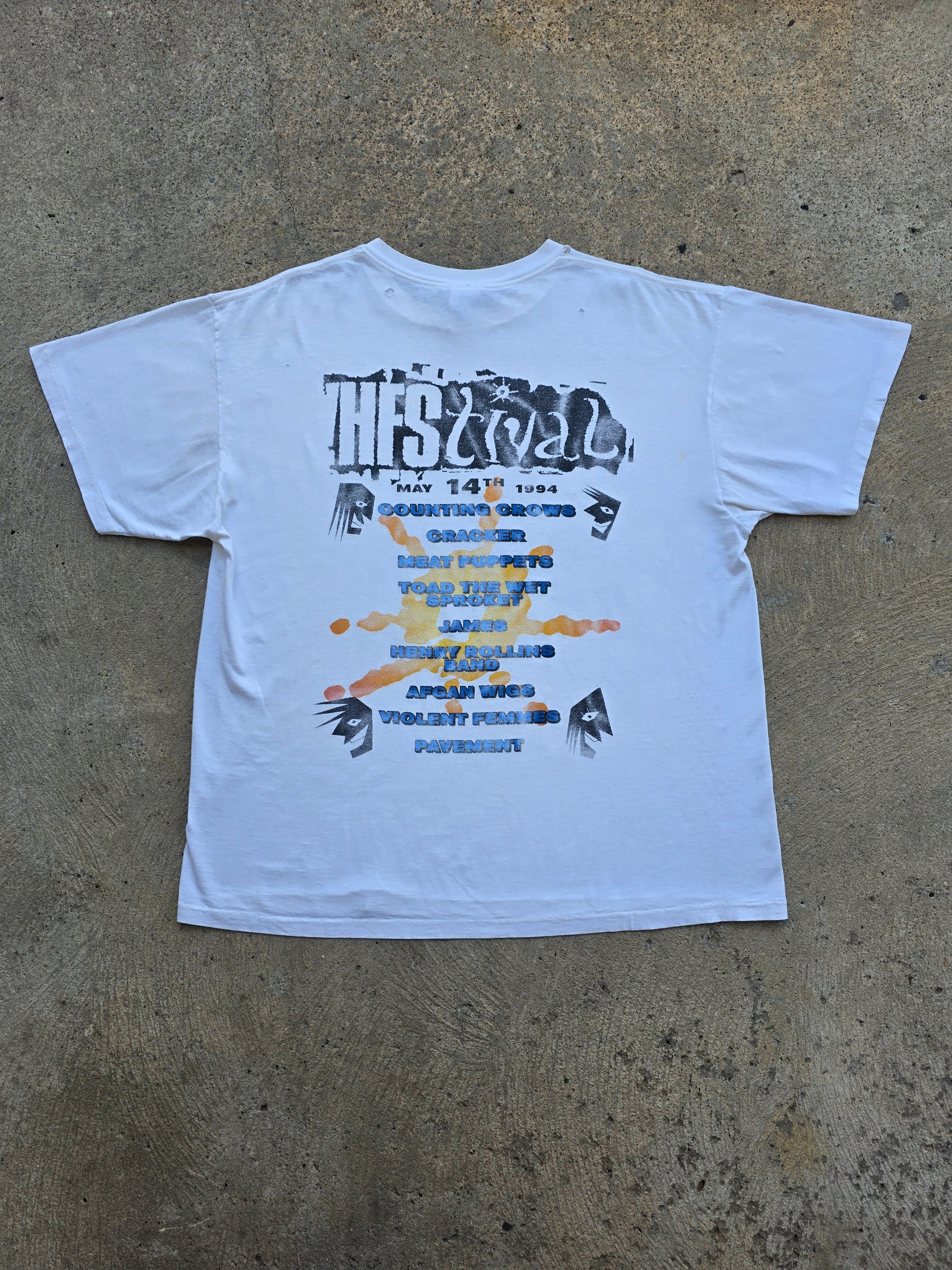 1994 HFStival Pavement Violent Femmes Concert Shirt XL