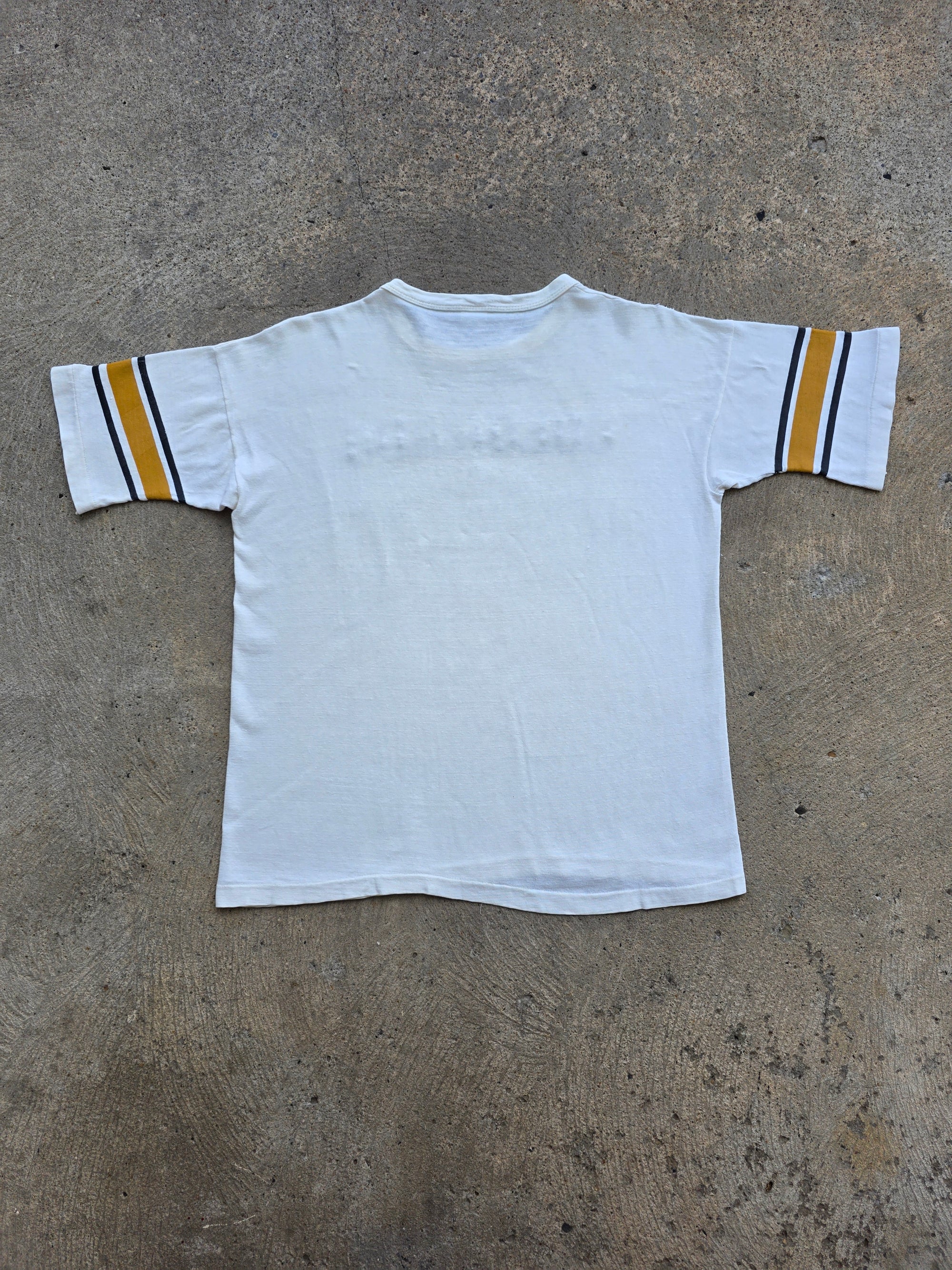 1970s Colorado University Champion Blue Bar Shirt XL