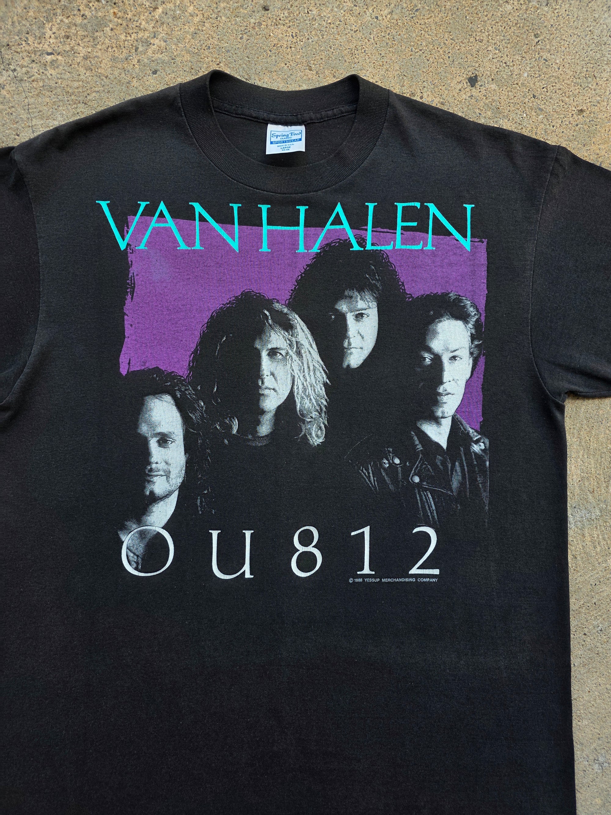 1988 Van Halen ou812 Shirt Large