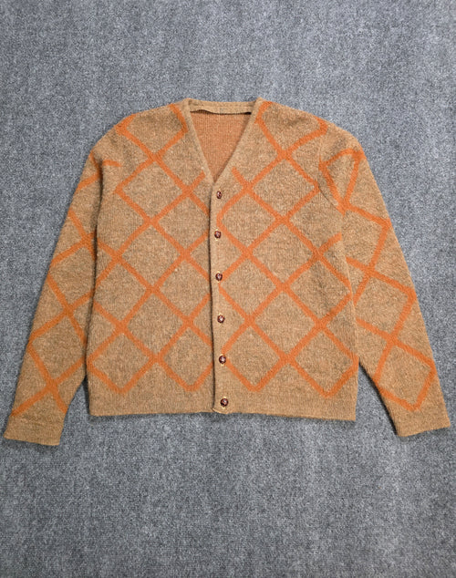 1950s 1960s Mohair Cardigan Medium Large